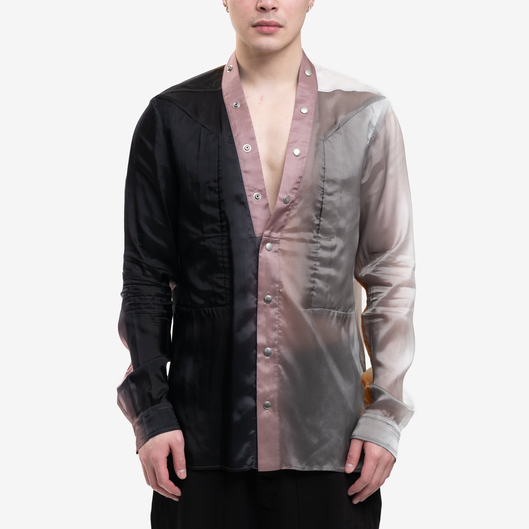 Rick Owens Larry Fogpocket Degrade Shirt Lido Degrade - 1