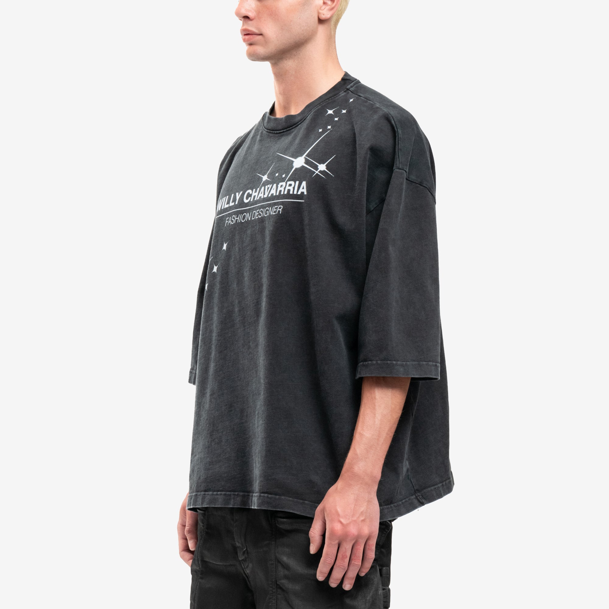 Willy Chavarria Fashion Designer T-Shirt Black - 3