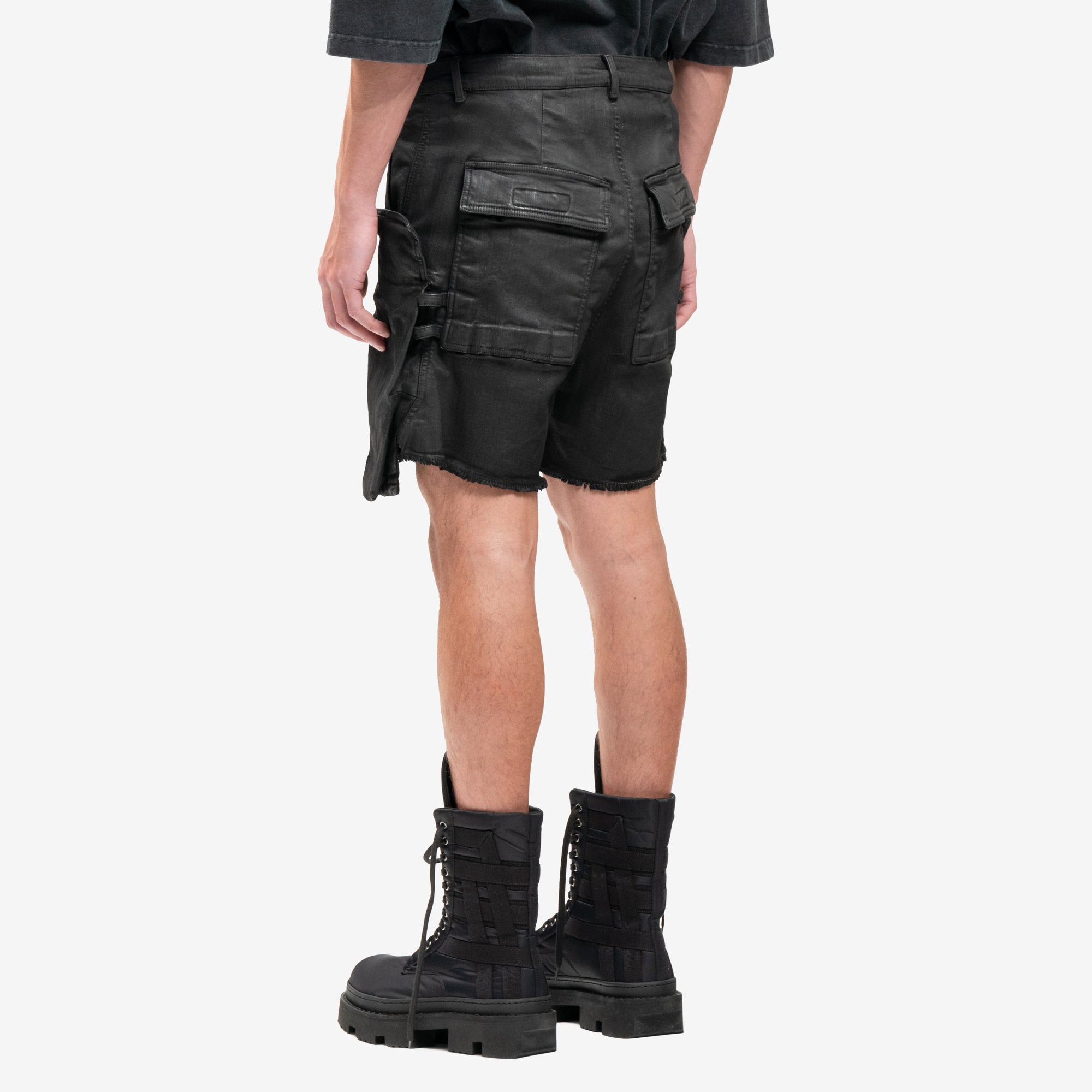 Rick Owens Stefan Cargo Shorts Black - 5