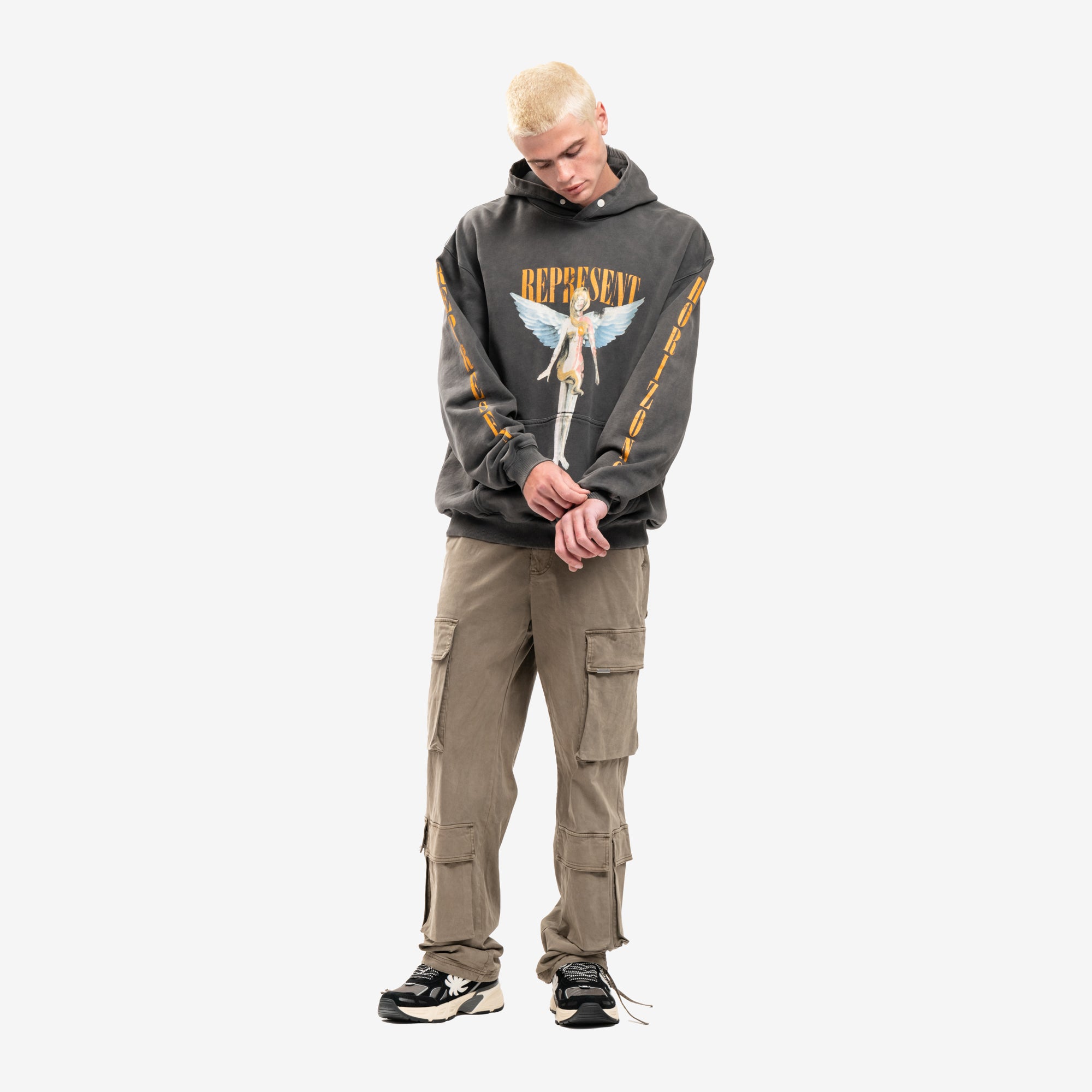 Represent Reborn Hoody Aged Black - 2