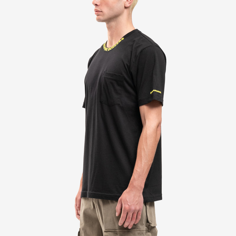 Lime Collar Script T-Shirt