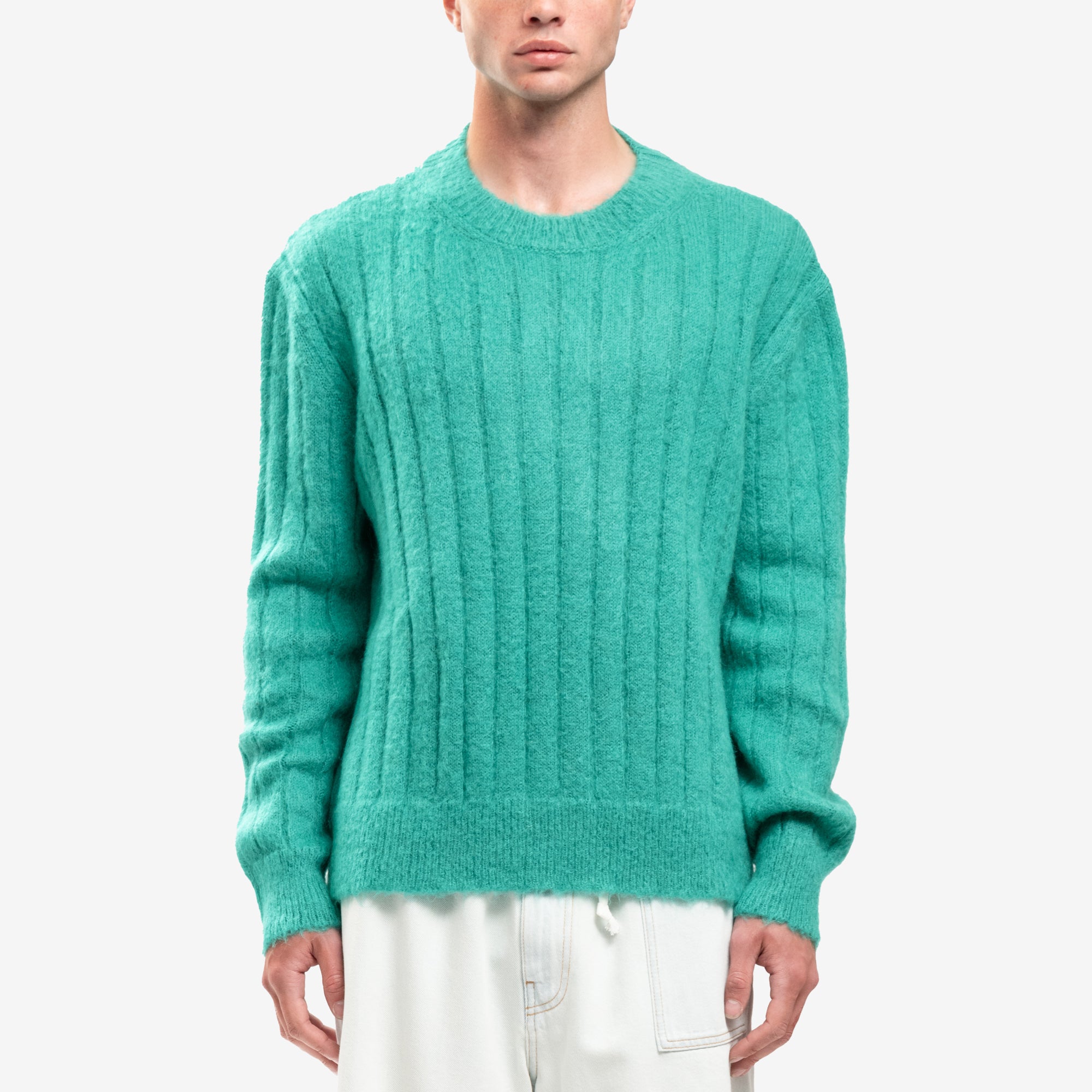MARNI Fuzzy Wuzzy Sweater Sea Green - 1