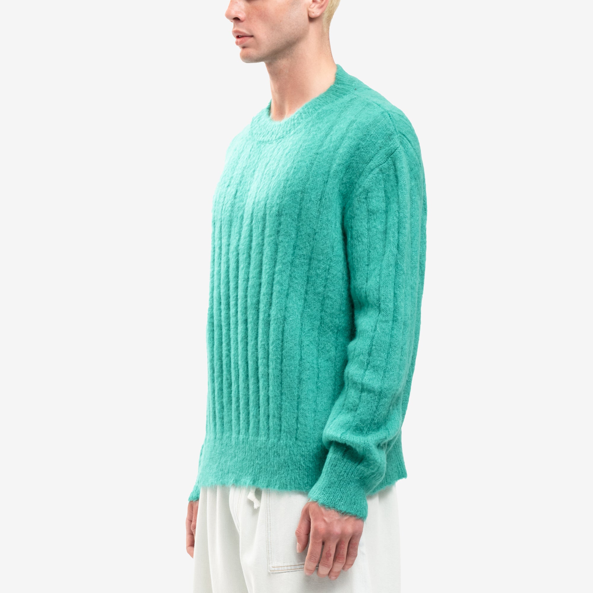 MARNI Fuzzy Wuzzy Sweater Sea Green - 3