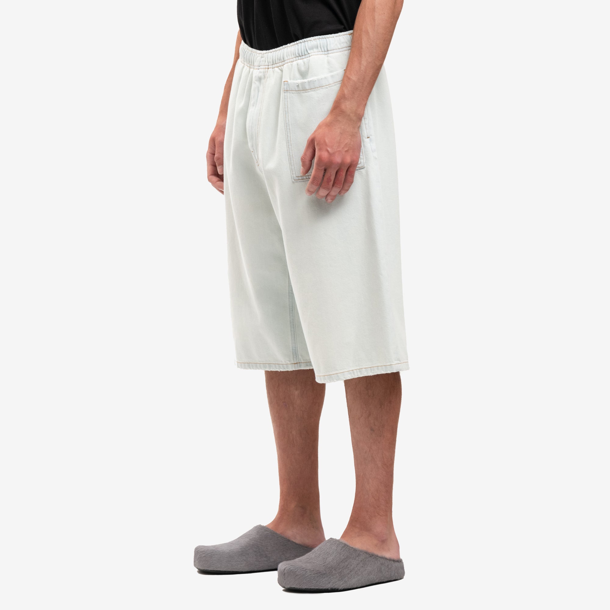 MM6 Back Pocket Shorts Light Blue - 3