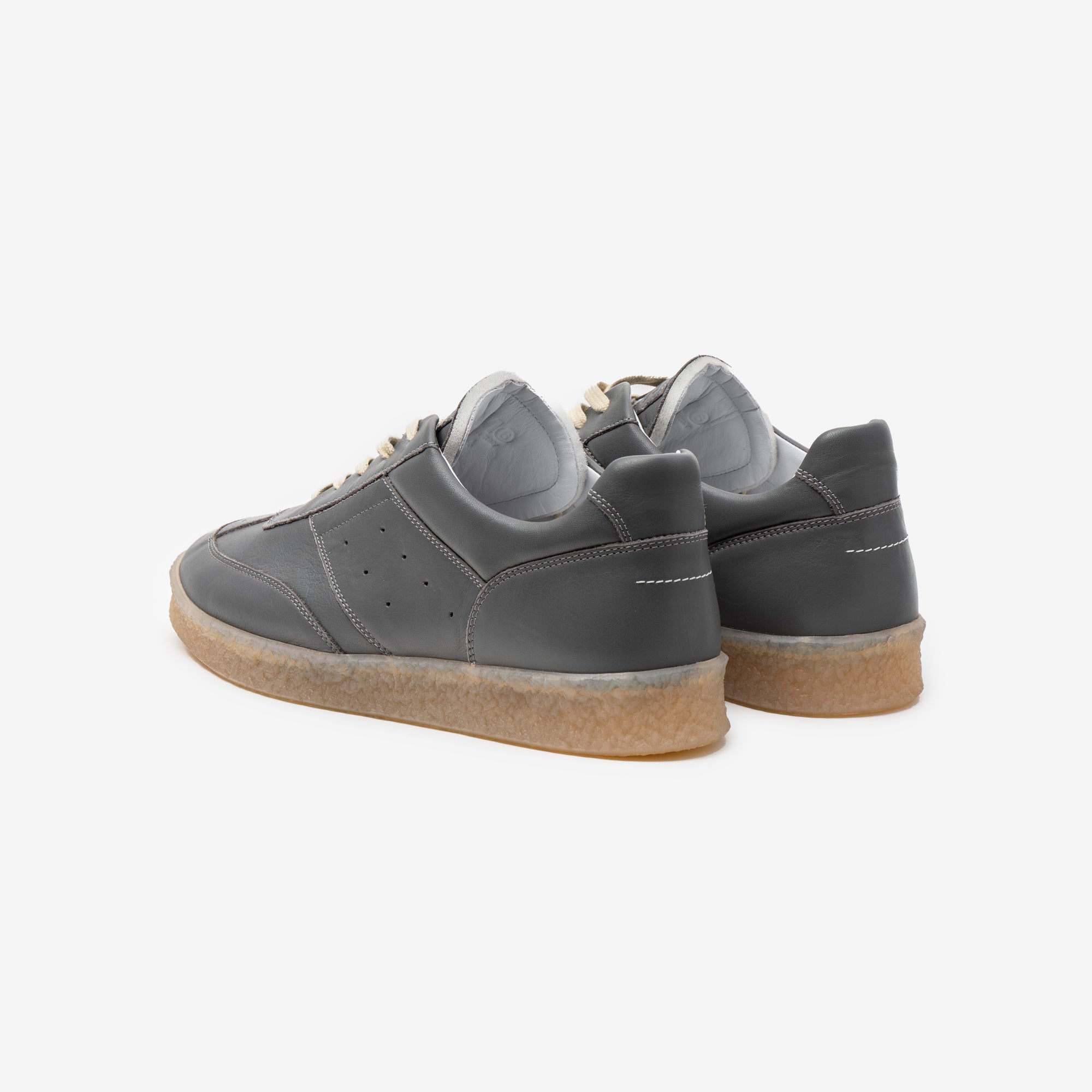 MM6 Vitello Sneakers Charcoal Grey - 5