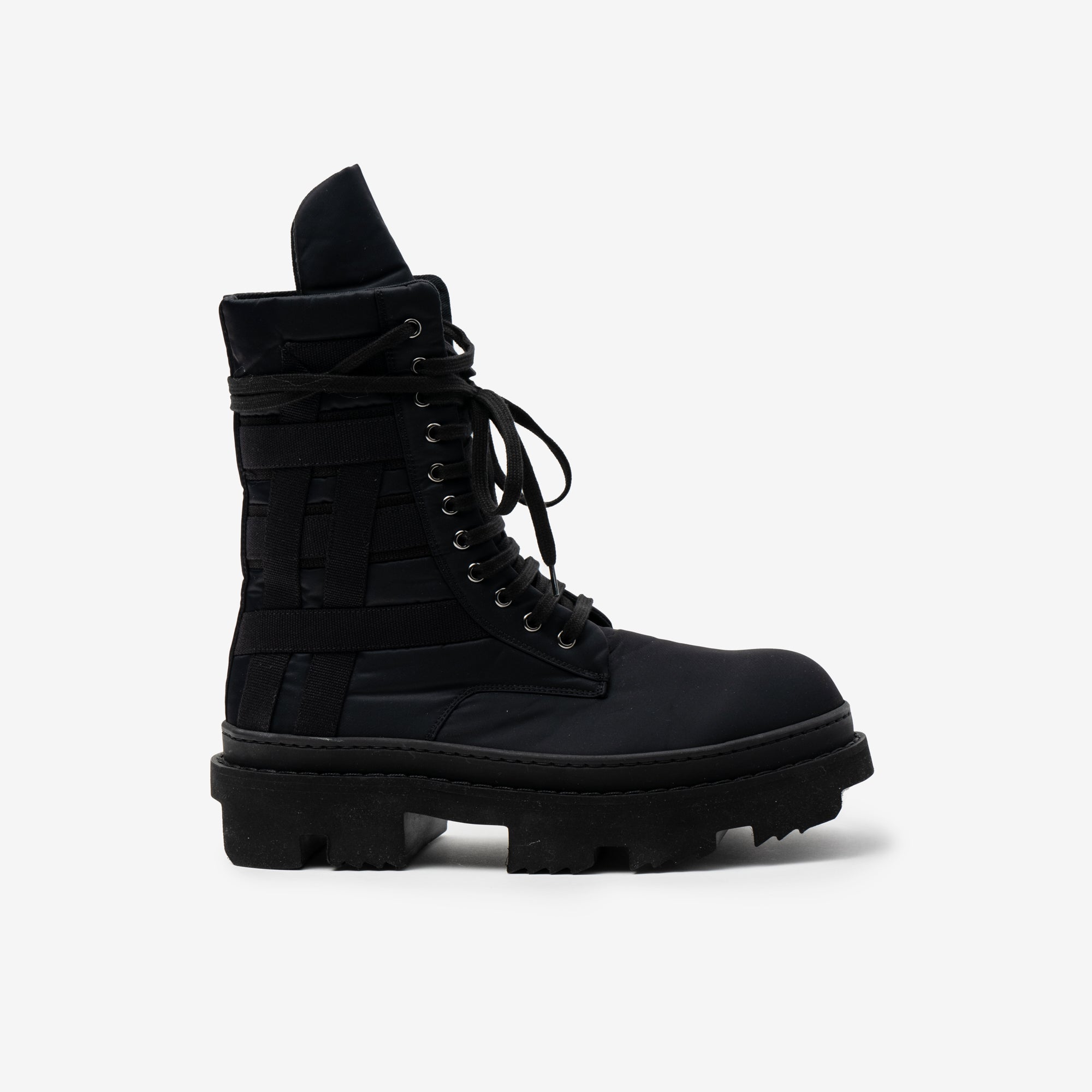 Rick Owens DRKSHDW Army Megatooth Ankle Boots Black - 3