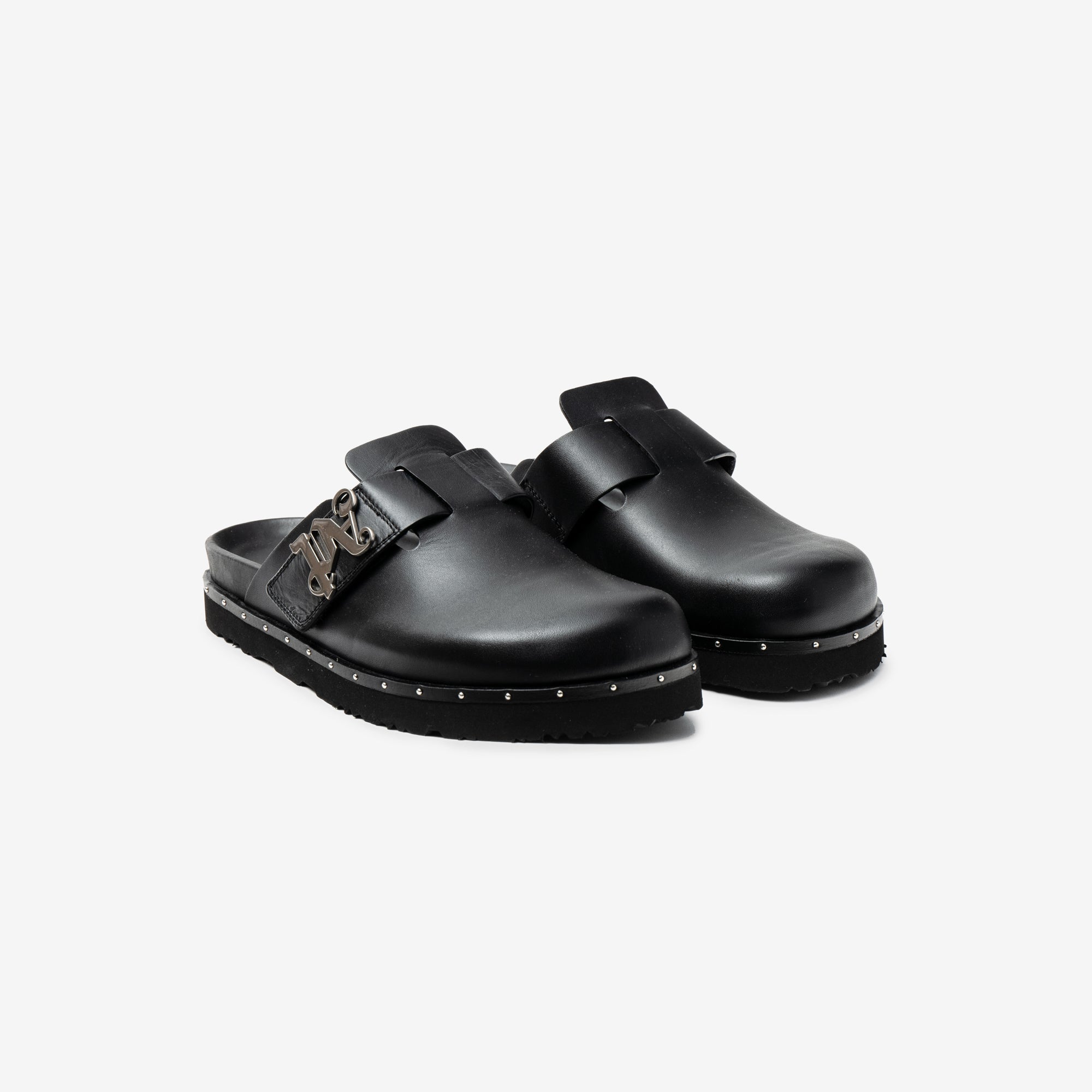 Palm Angels Studded PA Mule Black - 1