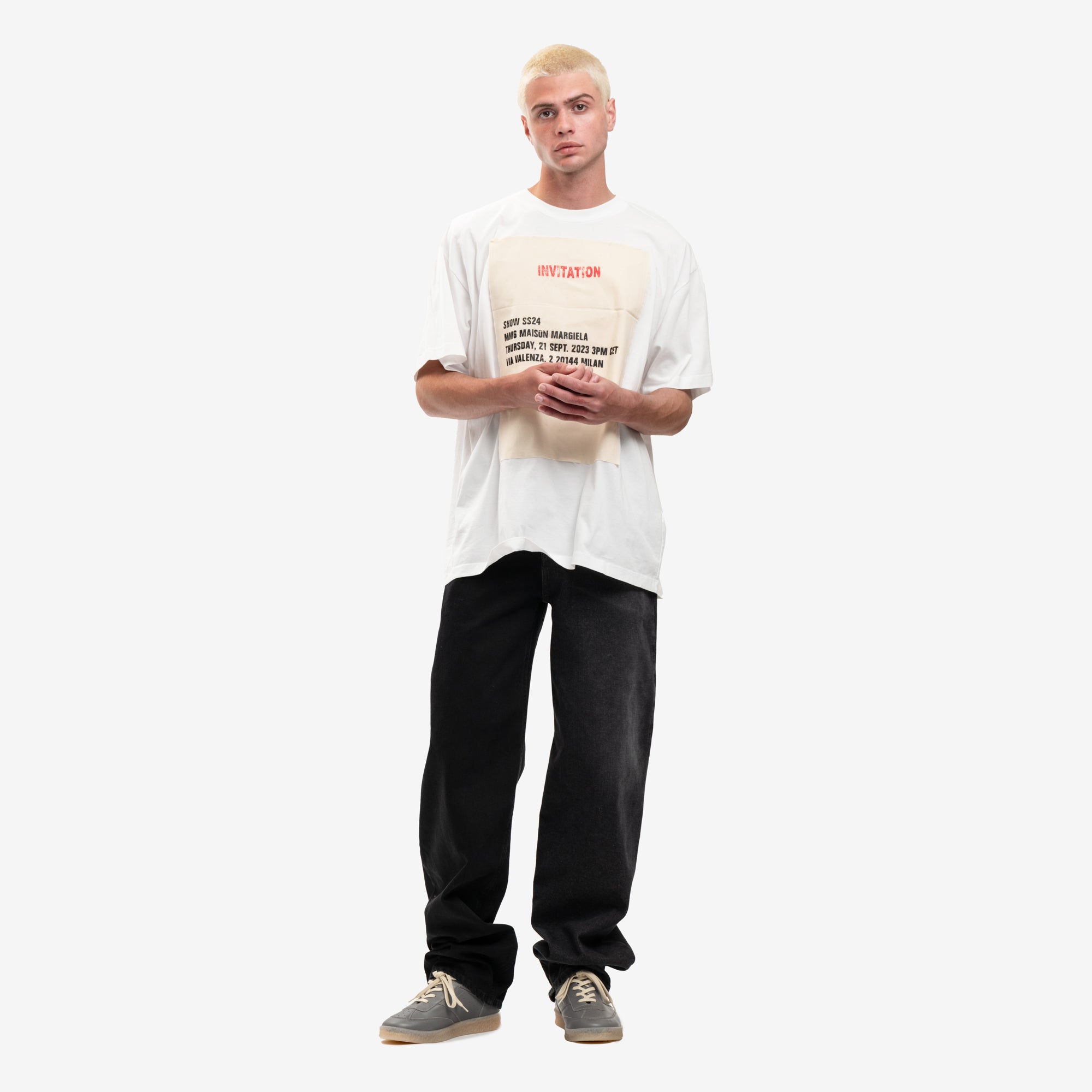 MM6 Invitation T-Shirt Off White - 2