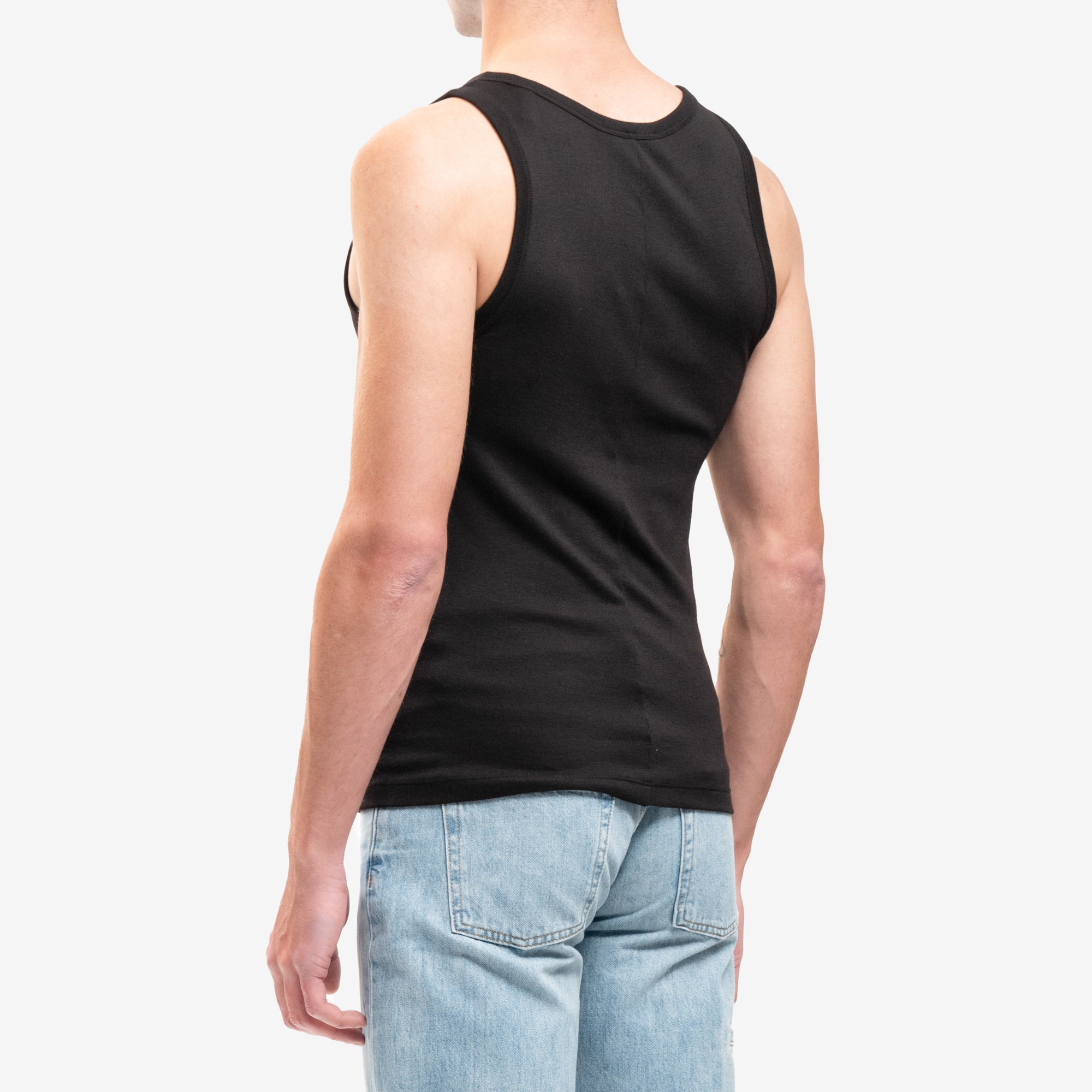 Helmut Lang Classic Black Tank Top Black - 4
