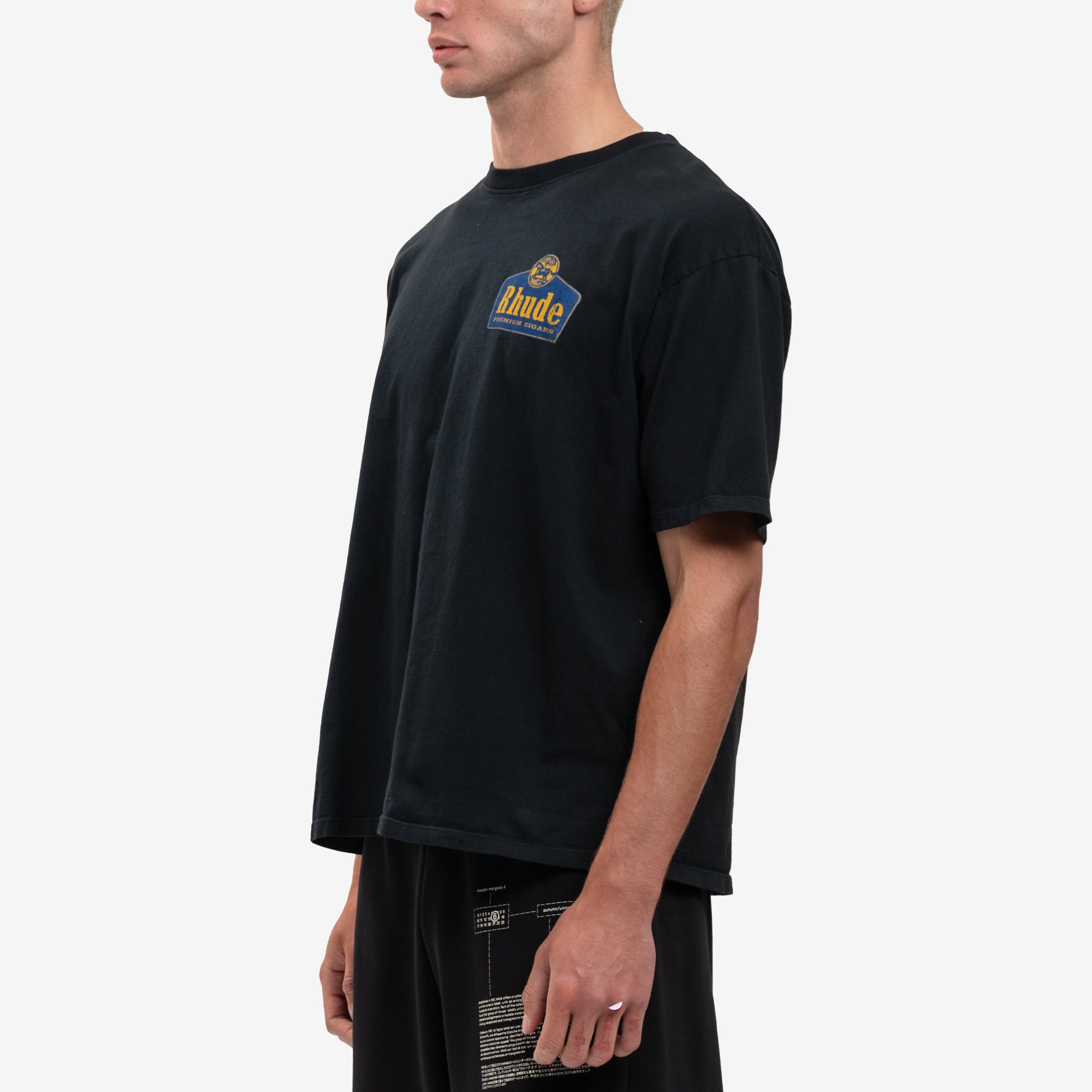 Rhude Grand Cru Vintage T-Shirt Vintage Black - 3