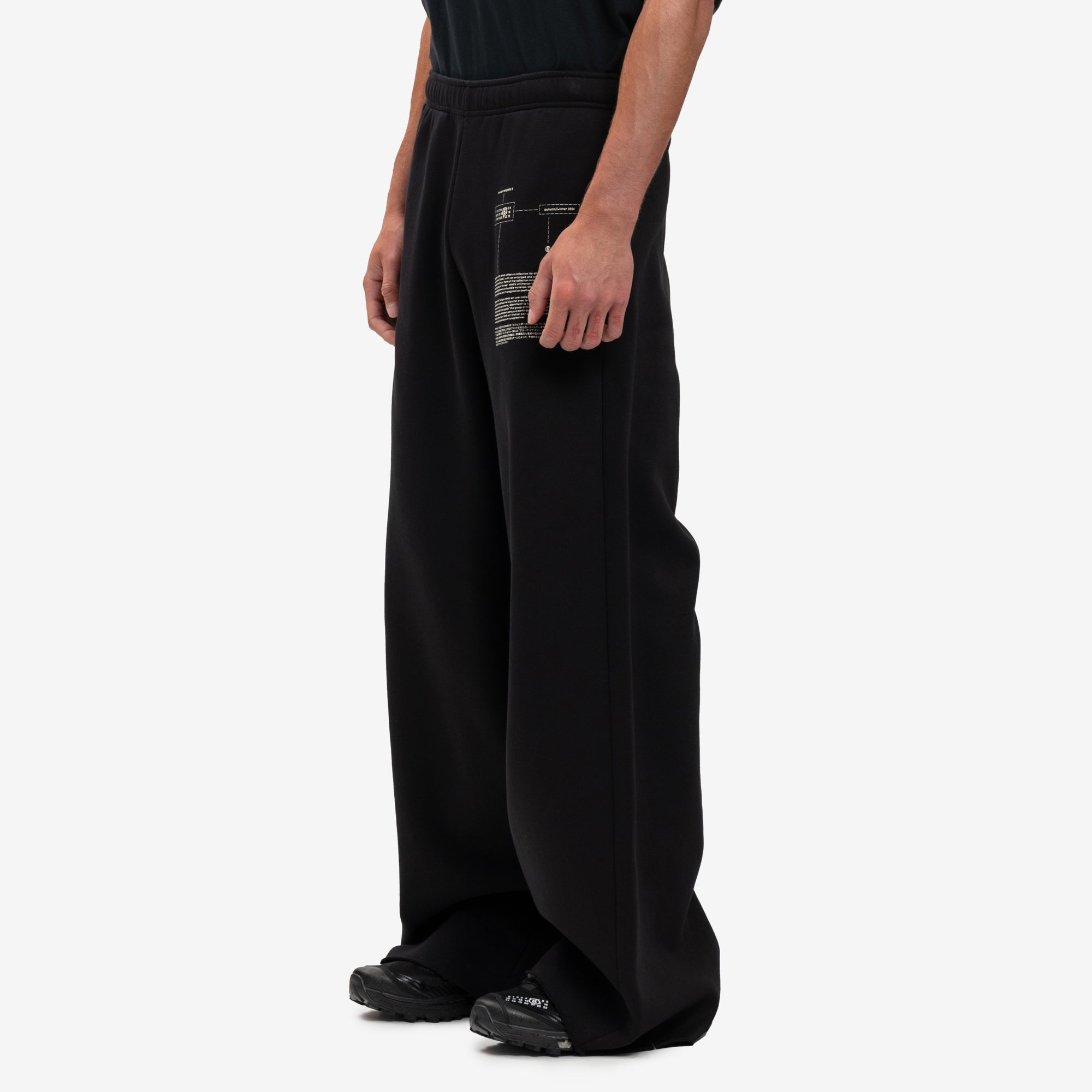 MM6 Baggy Sweatpants Black - 3