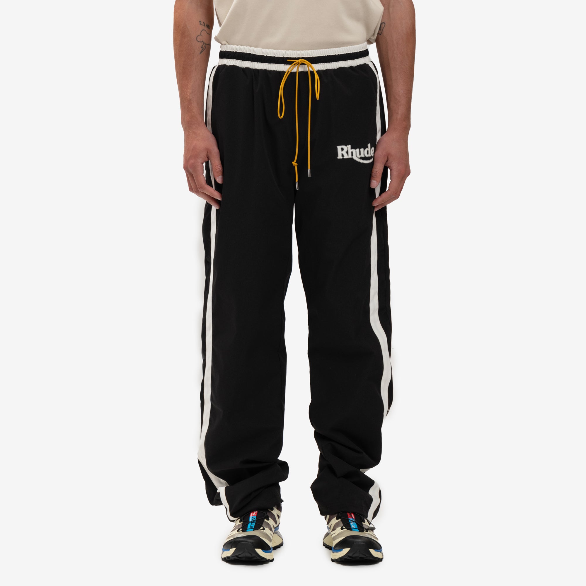 Rhude Ski Track Pants Black - 1