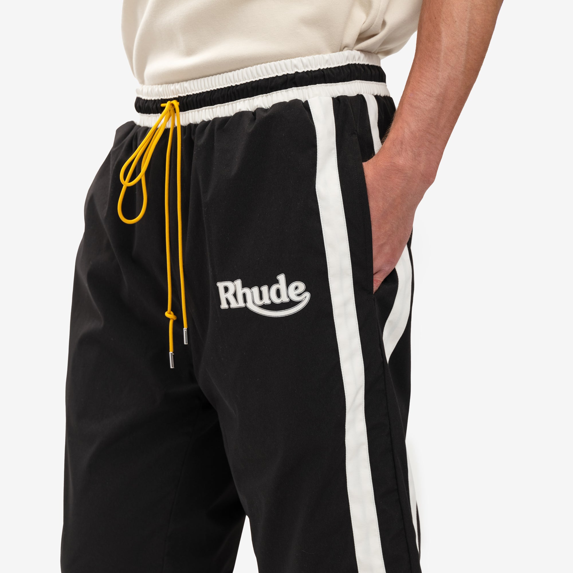 Rhude Ski Track Pants Black - 5