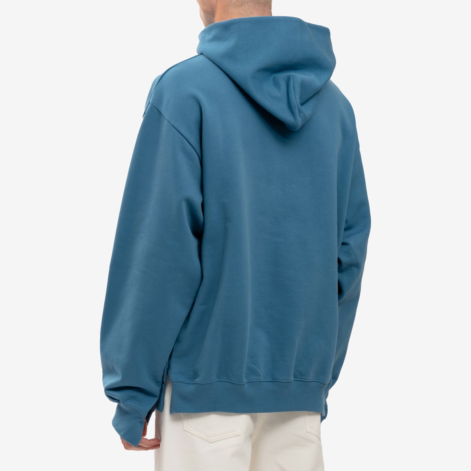 MARNI Stitch Collar Logo Hoody Opal - 4