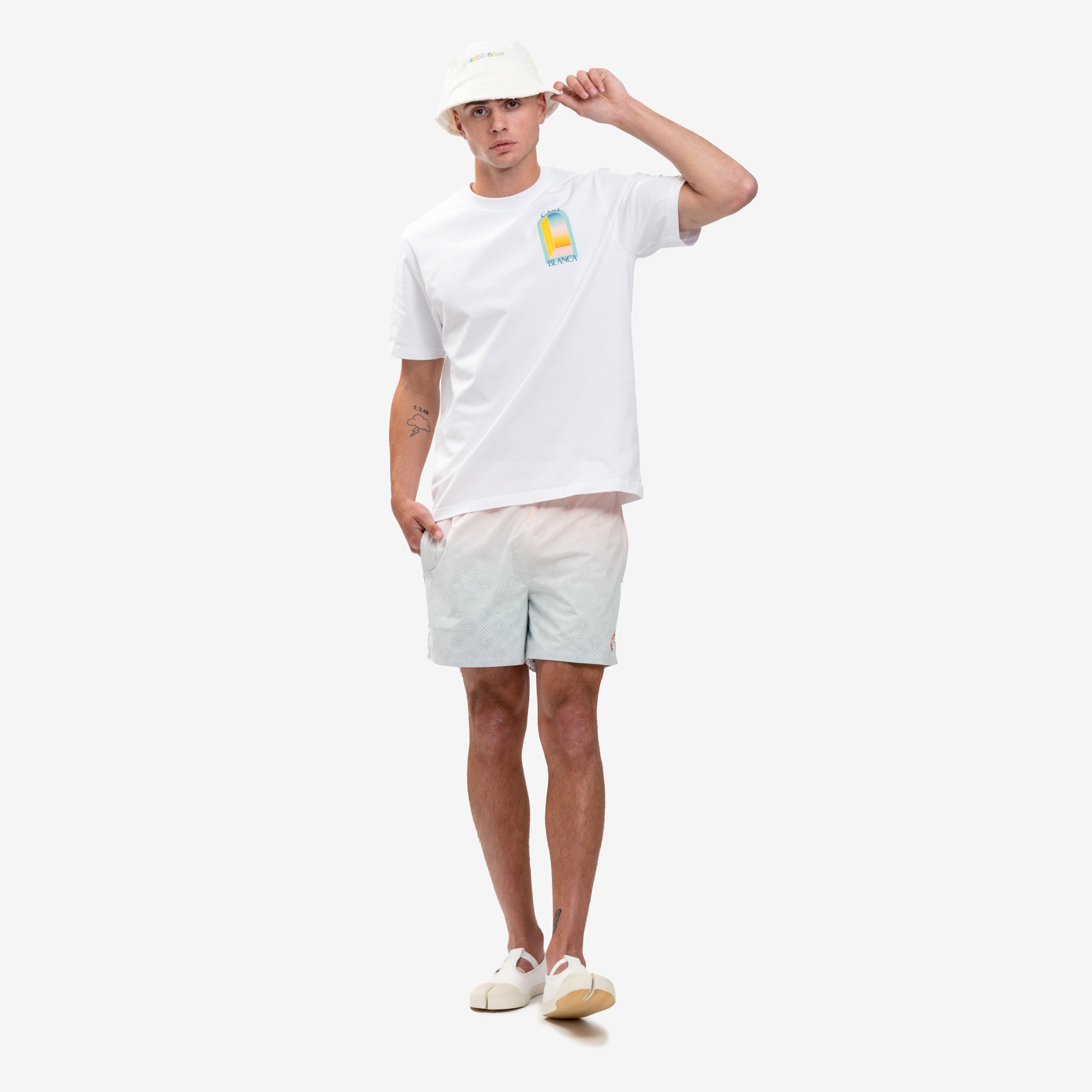Casablanca Larc Colore T-Shirt White - 2