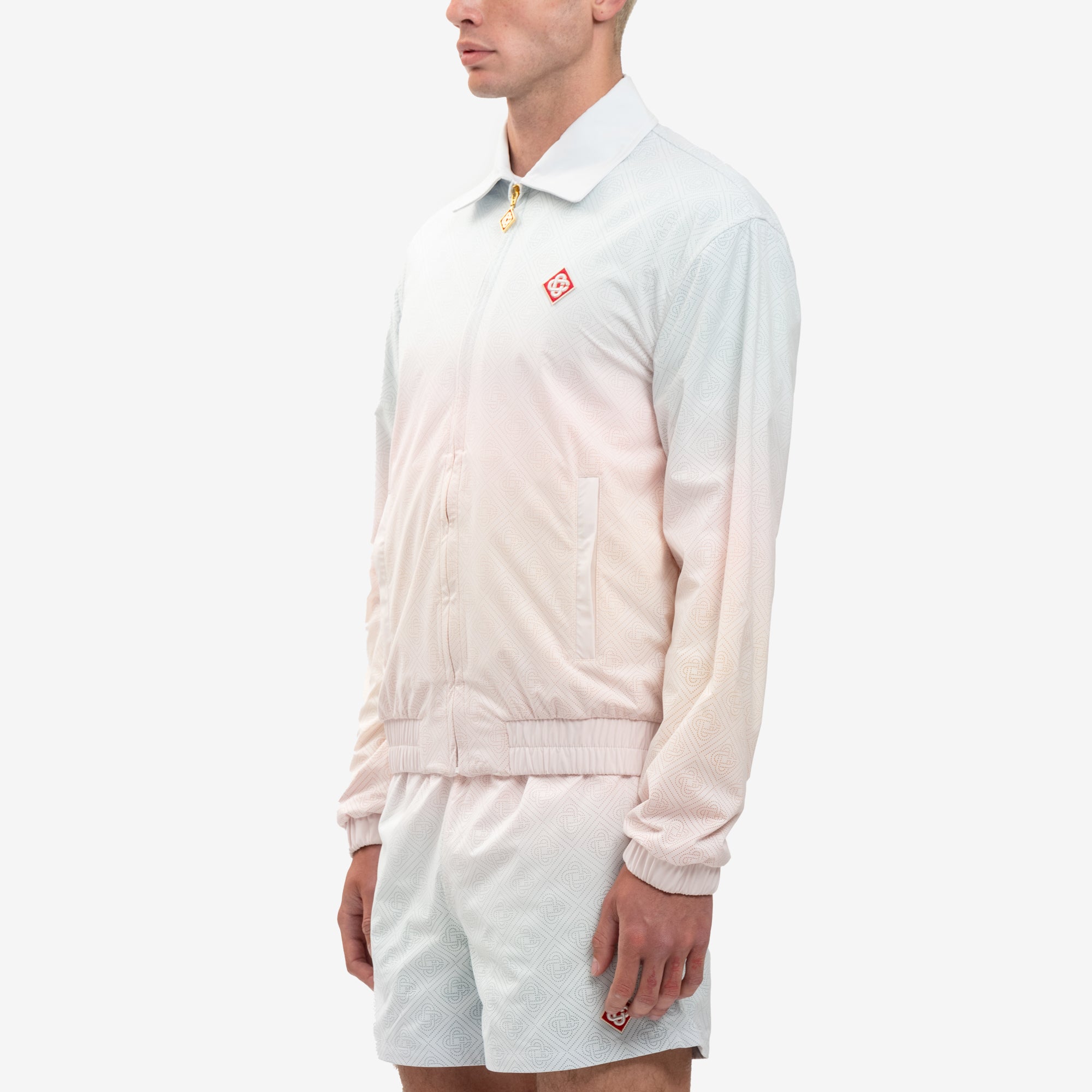 Casablanca Gradient Monogram Perforated Jacket White - 3