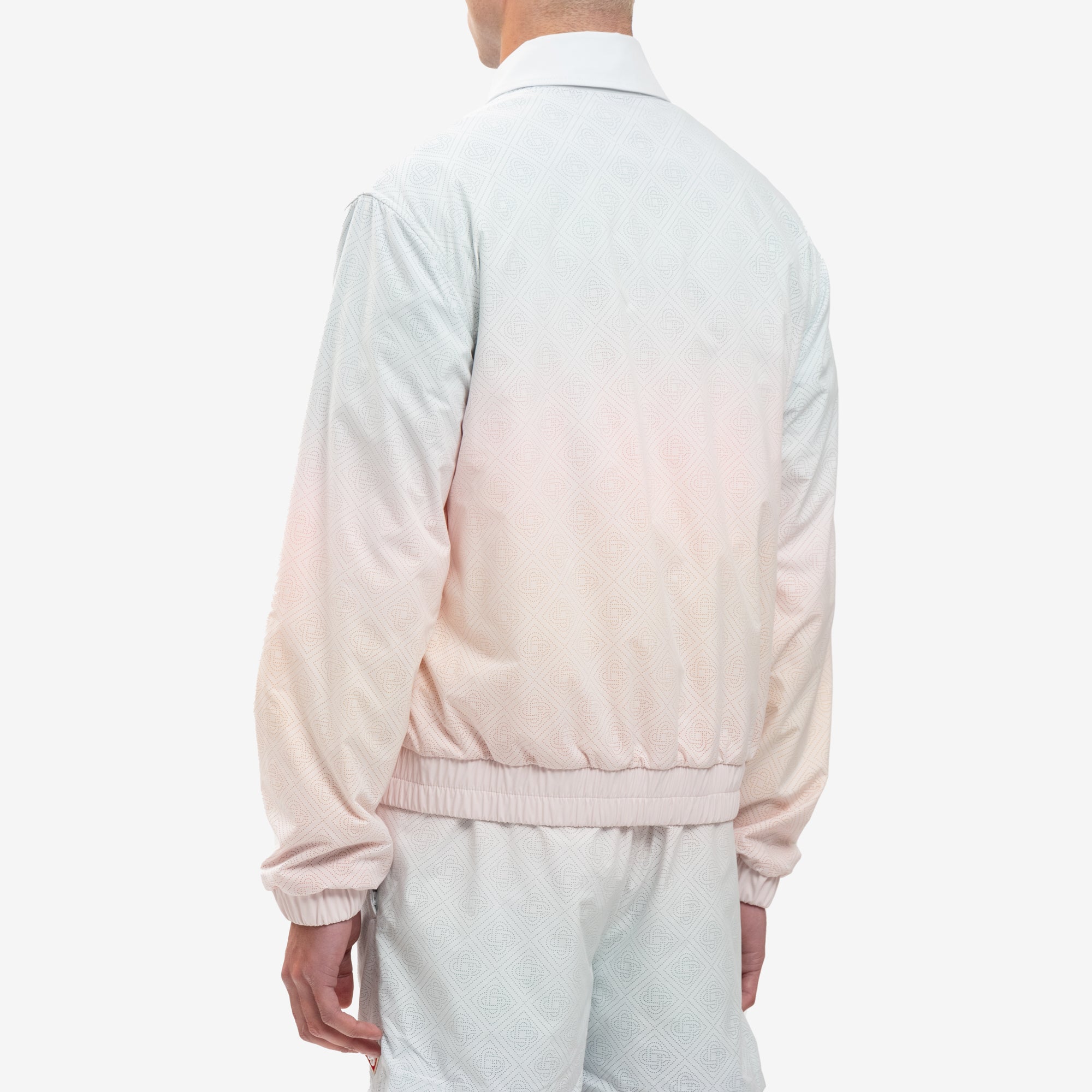 Casablanca Gradient Monogram Perforated Jacket White - 4