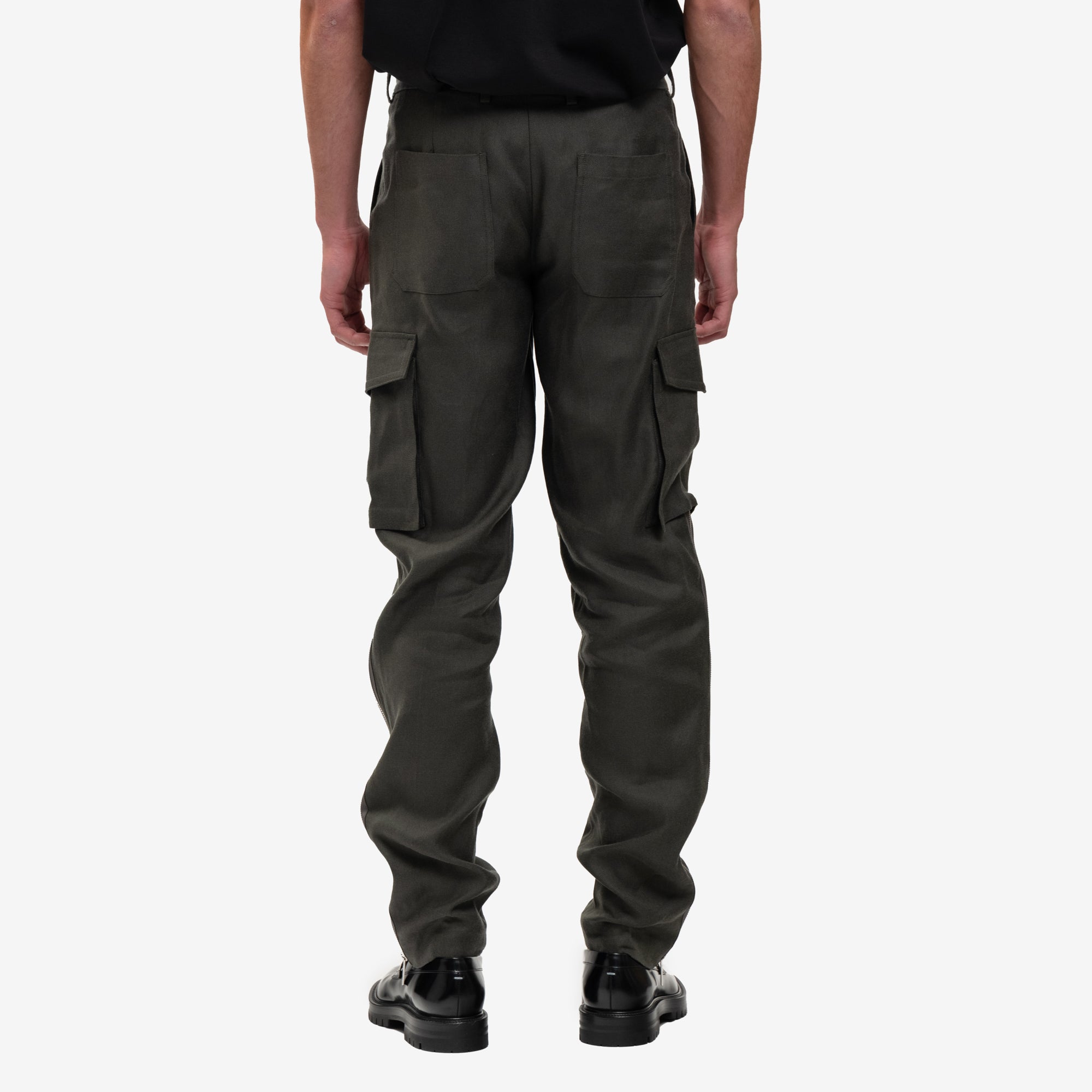 Helmut Lang Cargo Carpenter Pants Graphite - 4