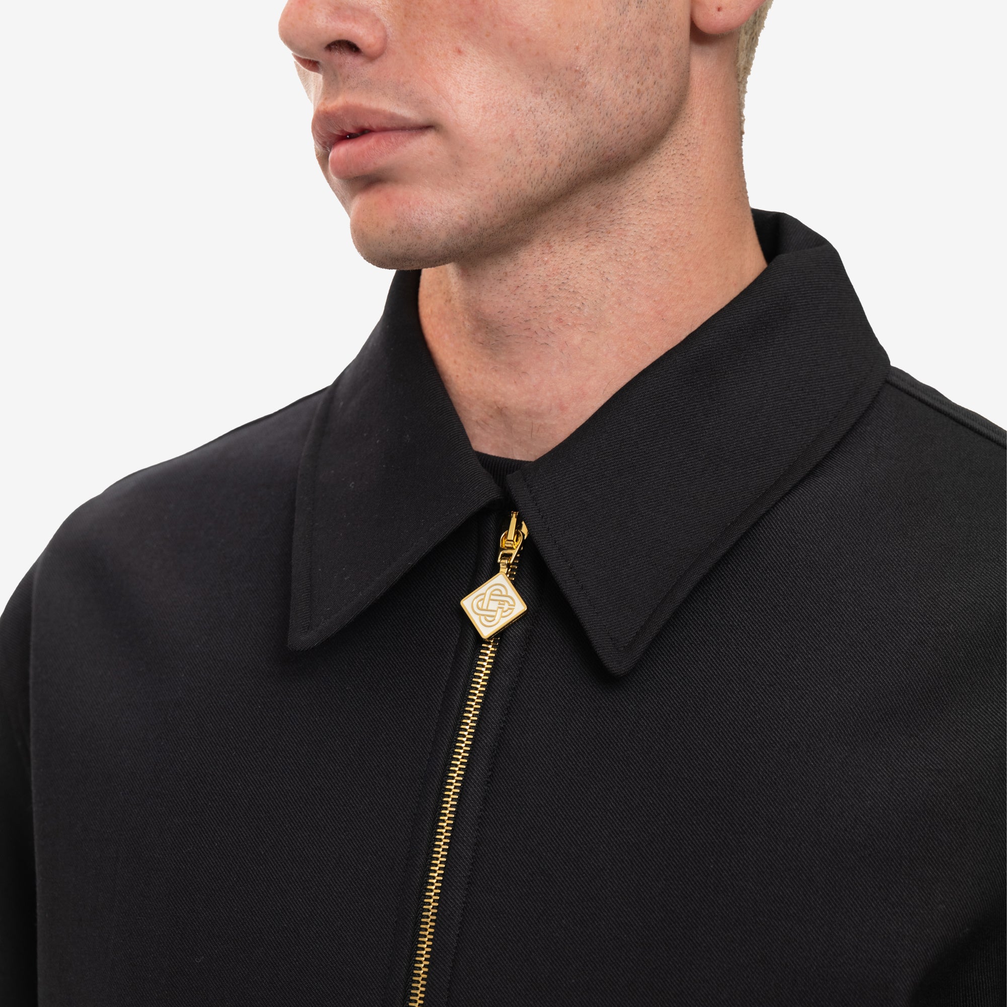 Casablanca Wool Sports Tailoring Jacket Black - 4
