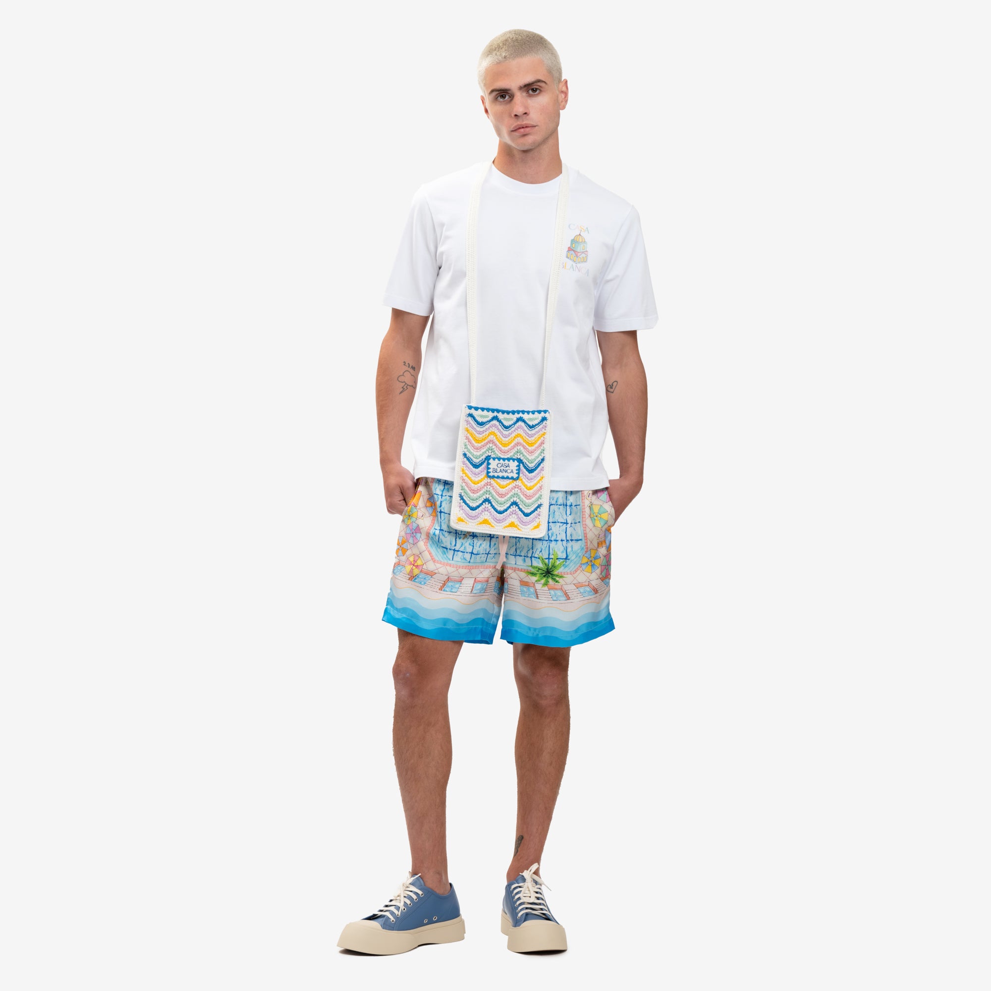 Casablanca Gradient Wave Mini Crotchet Bag Multi - 2