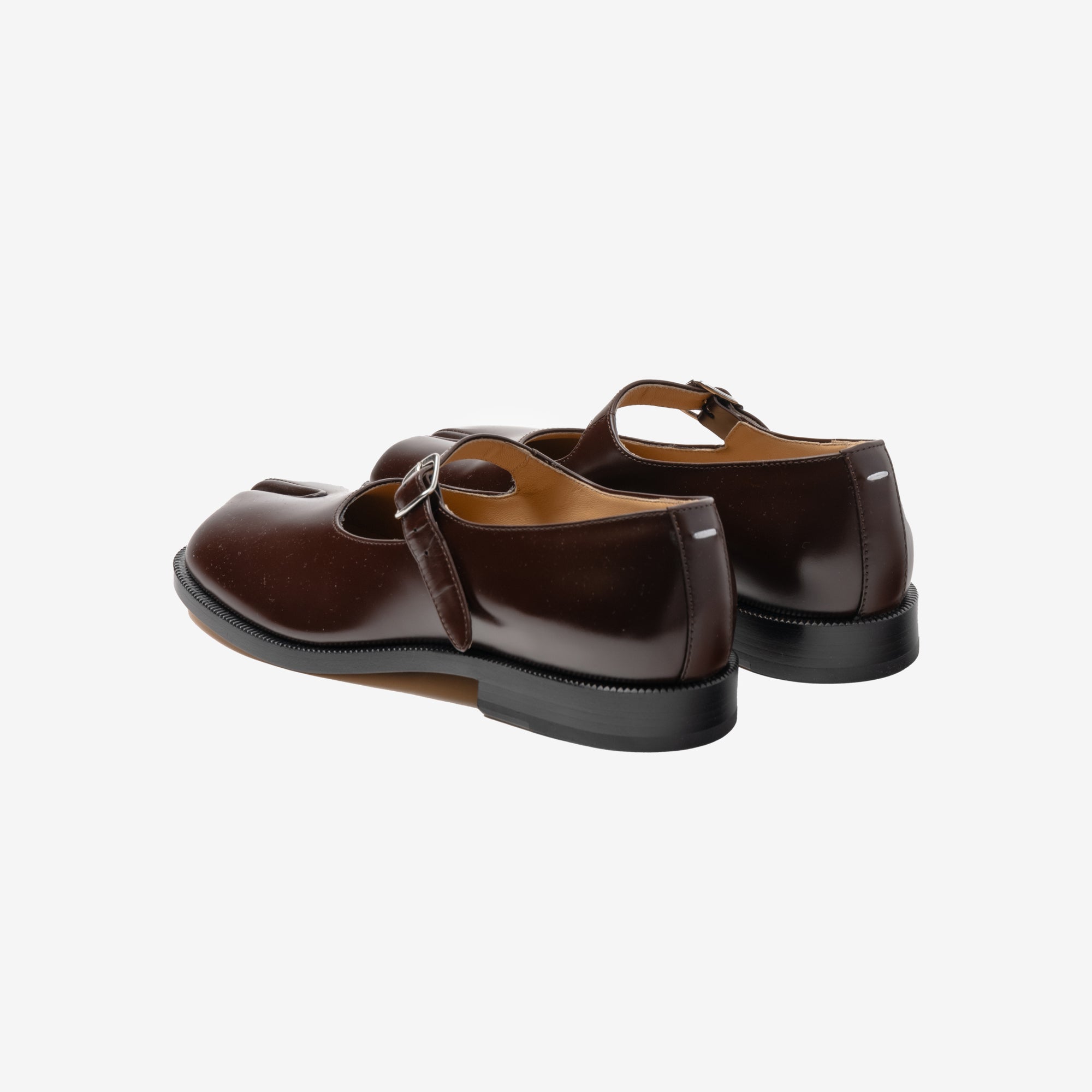 Maison Margiela Womens Tabi Mary Janes Chic Brown - 5