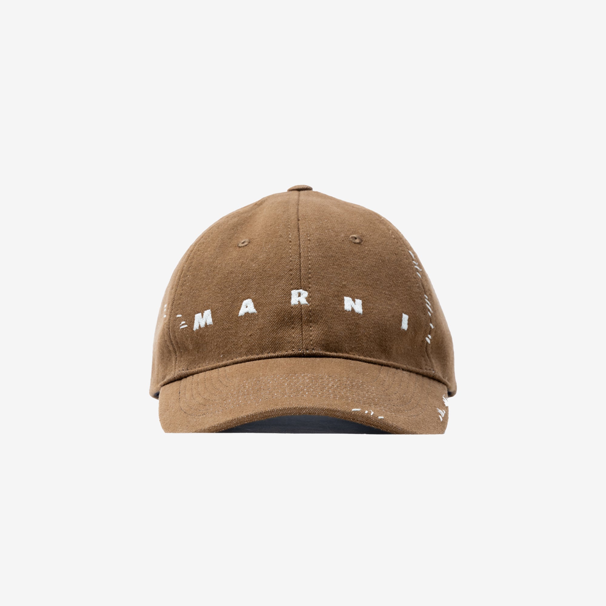 MARNI Embroidered Mending Cap Creta - 1
