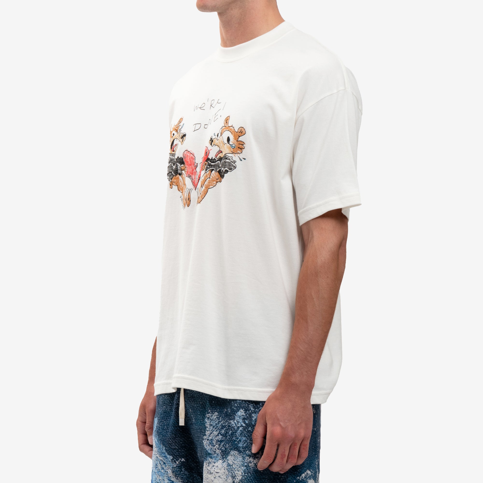 Dom Rebel Done T-Shirt Ivory - 3