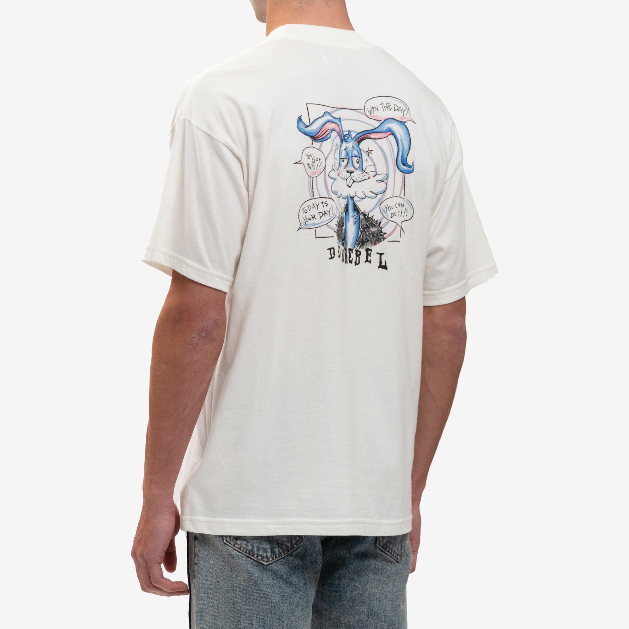 Dom Rebel Rise T-Shirt Ivory - 4