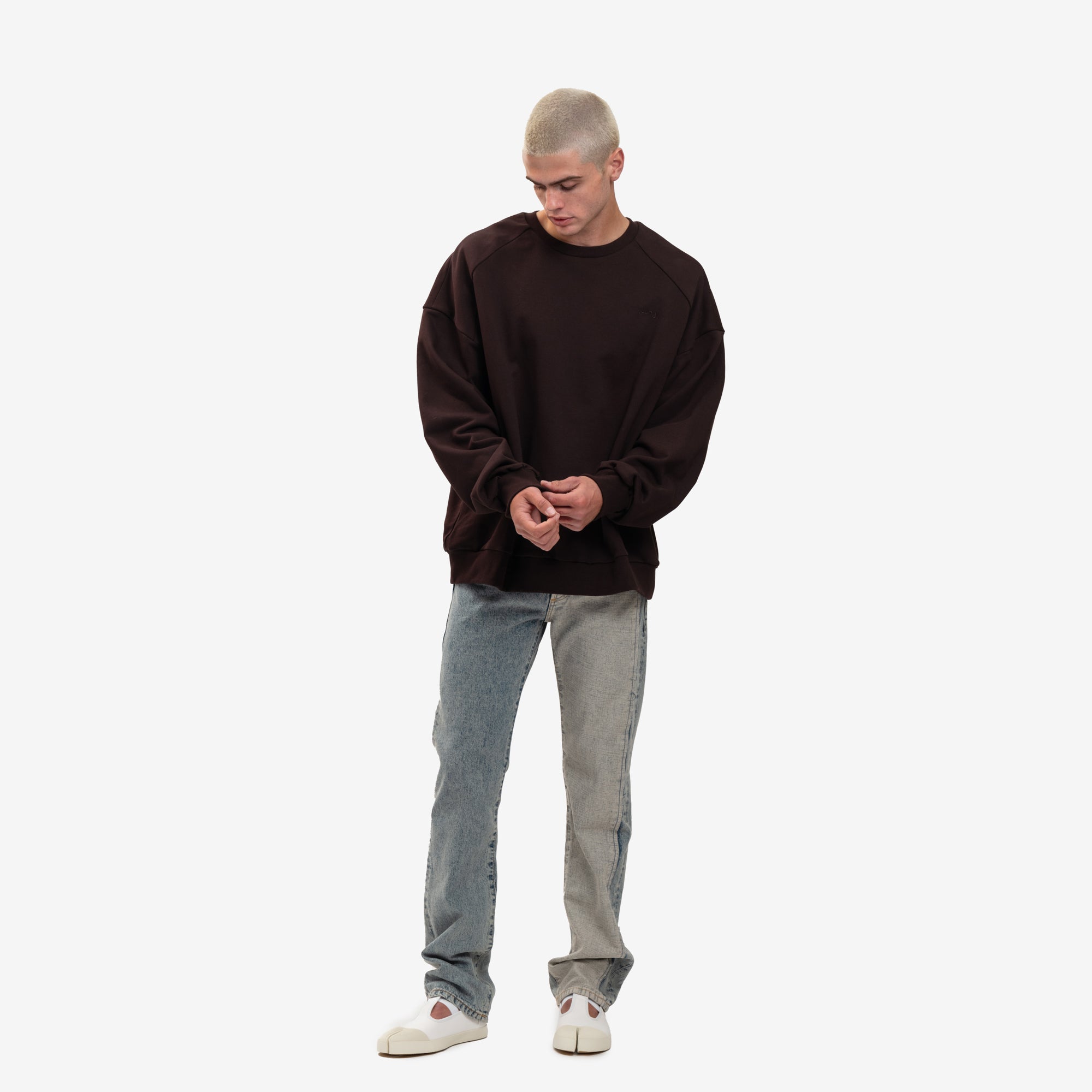 Juun.J Charles Wilkin Graphic Sweatshirt Brown - 2