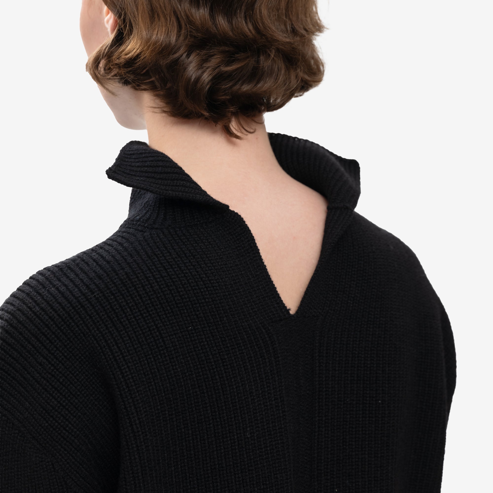 Rick Owens Fisherman Tabard Sweater Black - 9