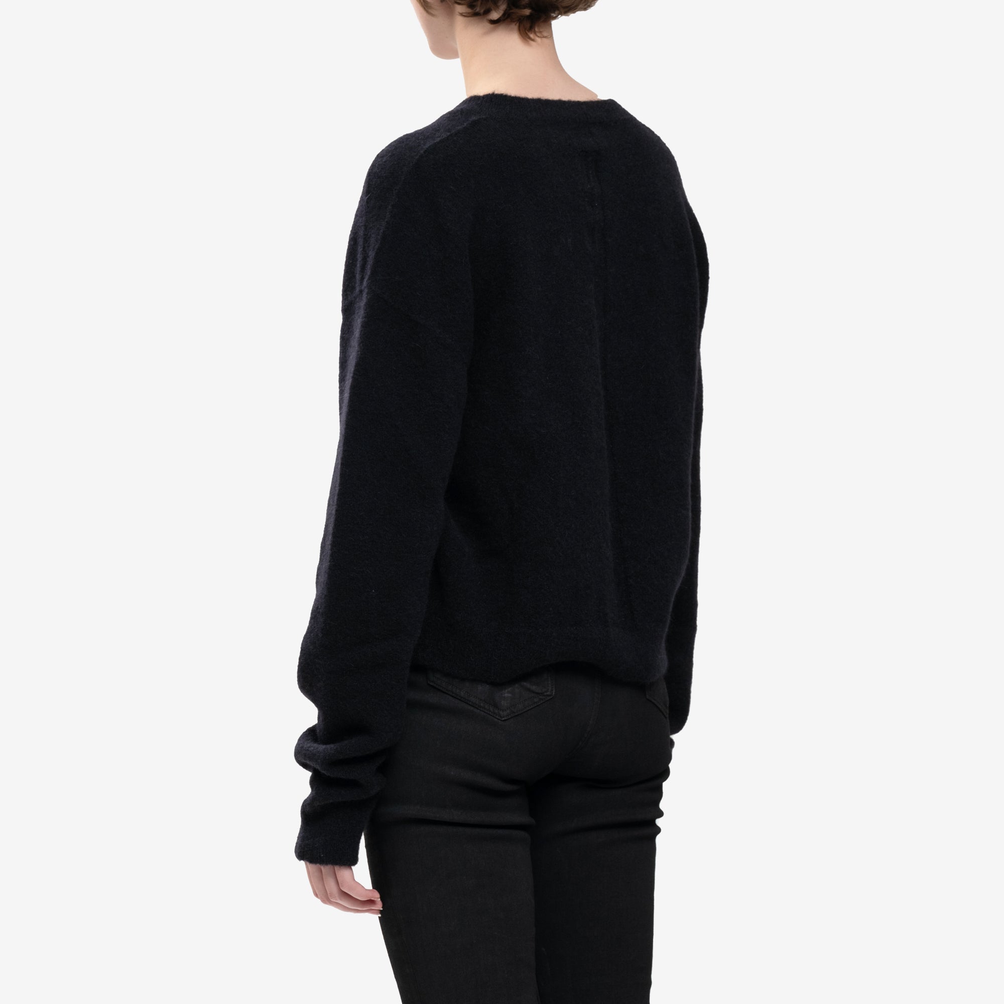 Rick Owens Tommy V - Neck Sweater Black - 8