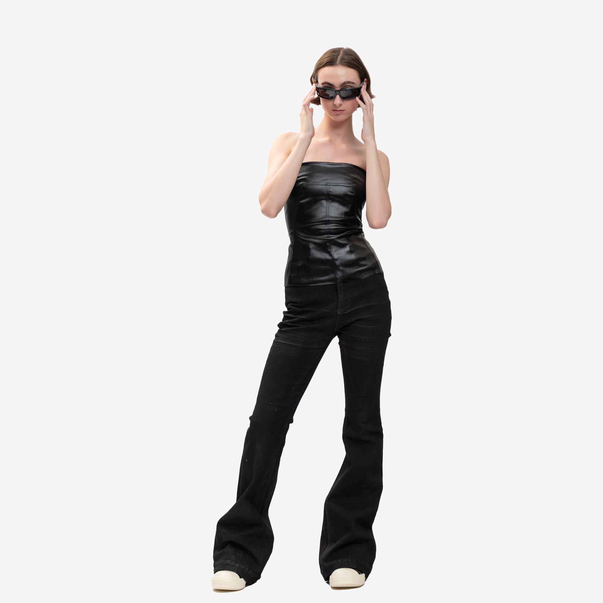 Rick Owens Womens Bustier Top Black - 2