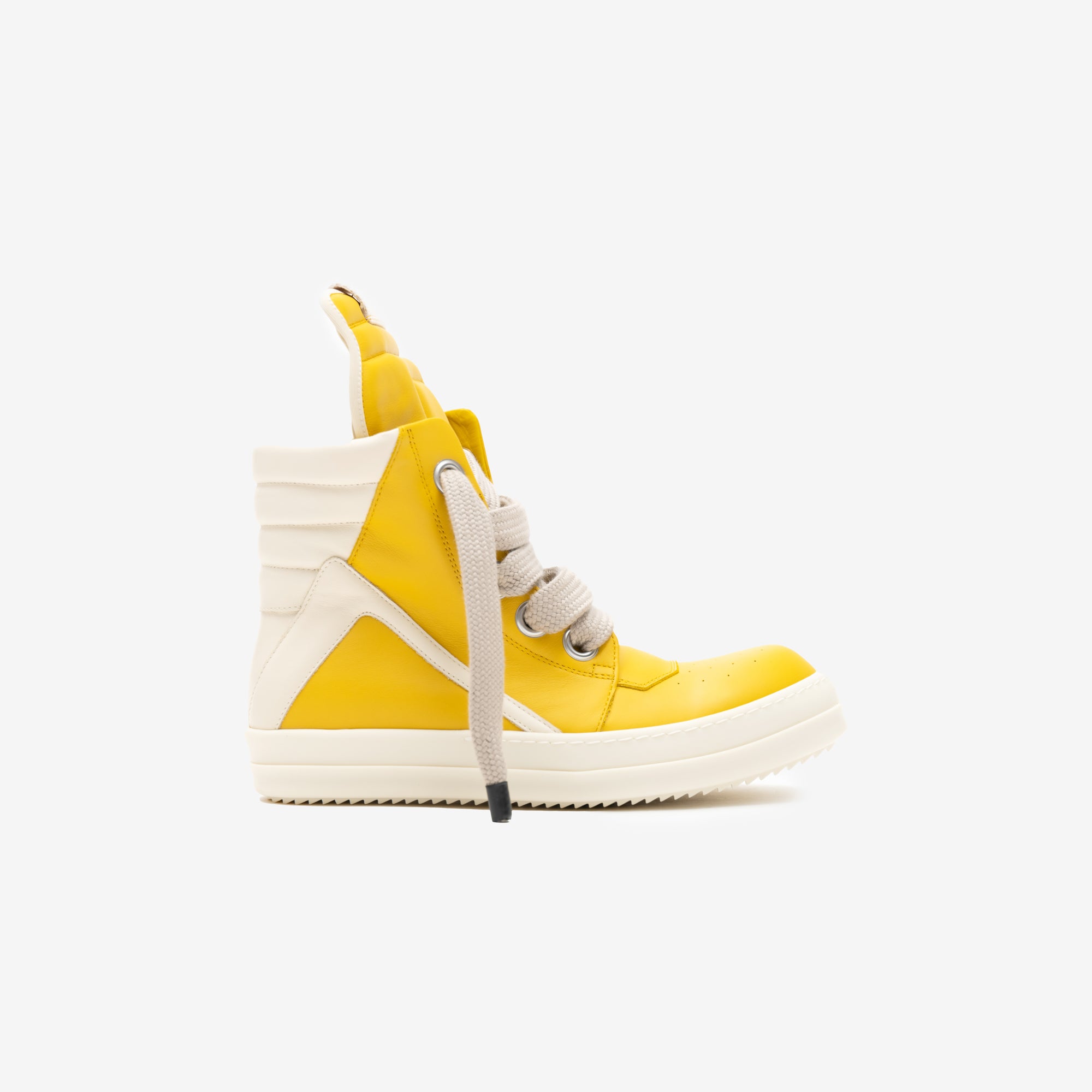 Rick Owens Lemon Geobasket Jumbolace Sneakers Lemon - 3