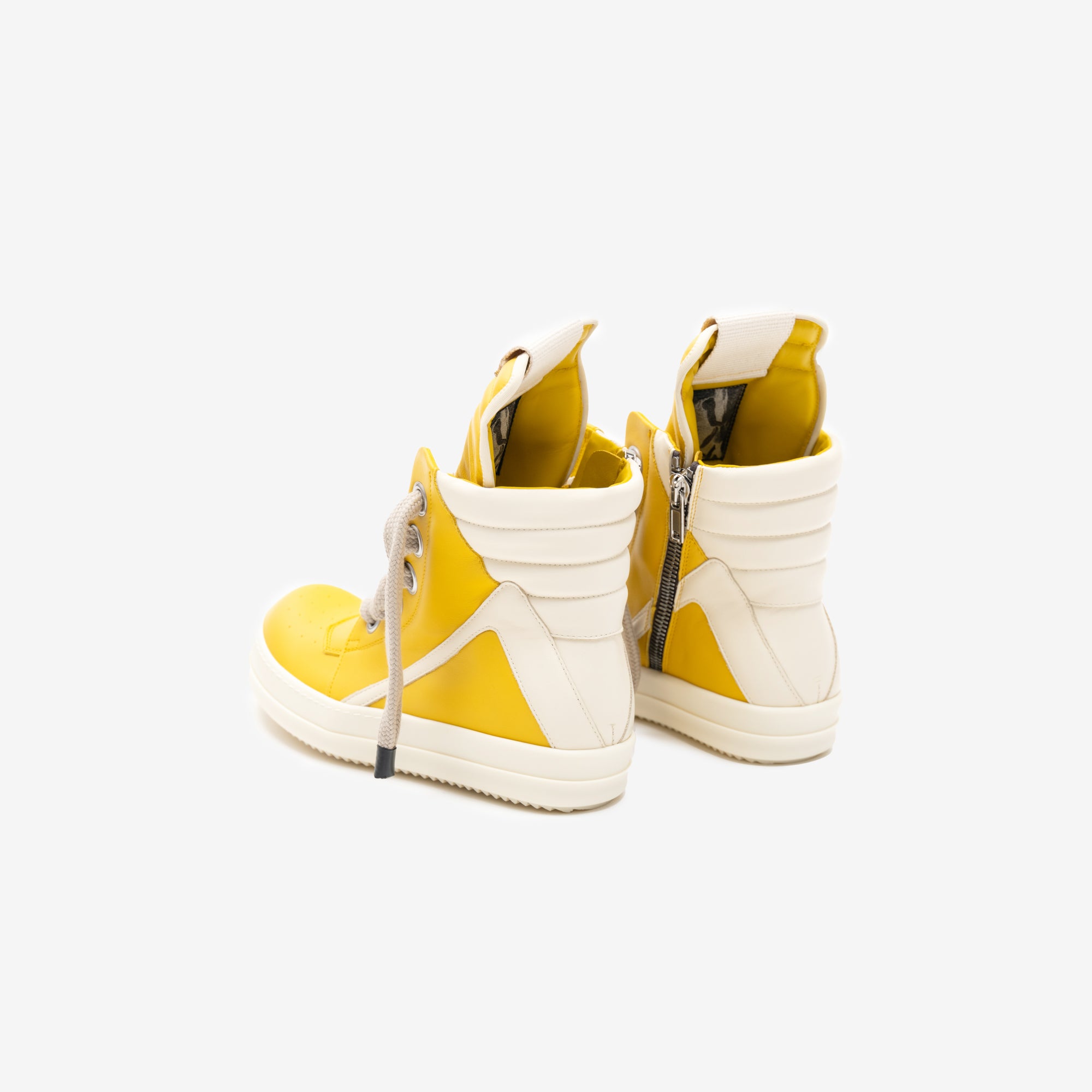 Rick Owens Lemon Geobasket Jumbolace Sneakers Lemon - 5