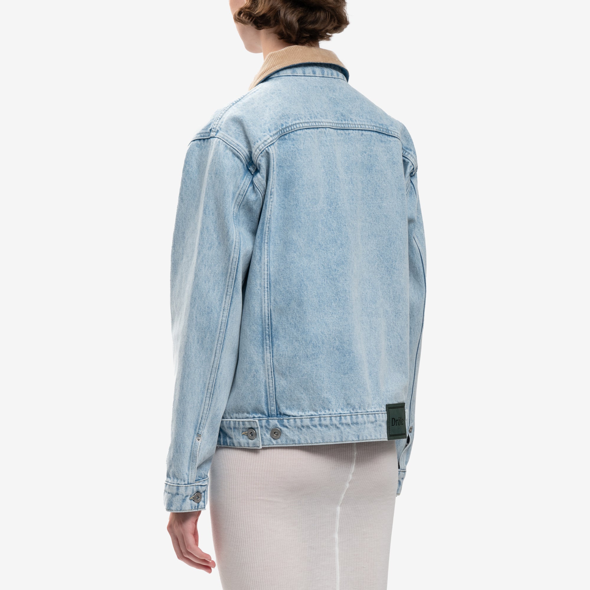 Drôle de Monsieur La Veste Jean Delavee Light Blue - 9