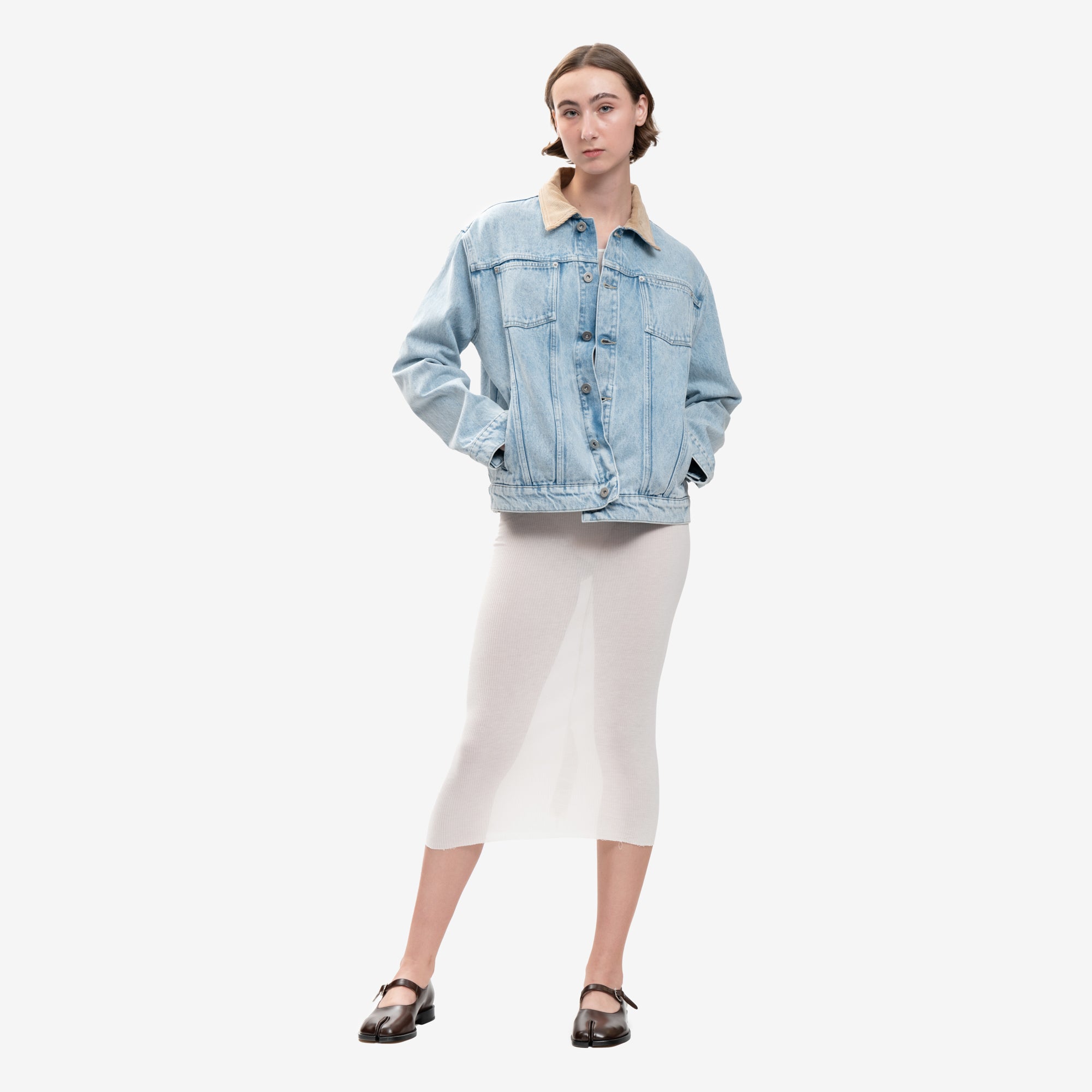 Drôle de Monsieur La Veste Jean Delavee Light Blue - 2