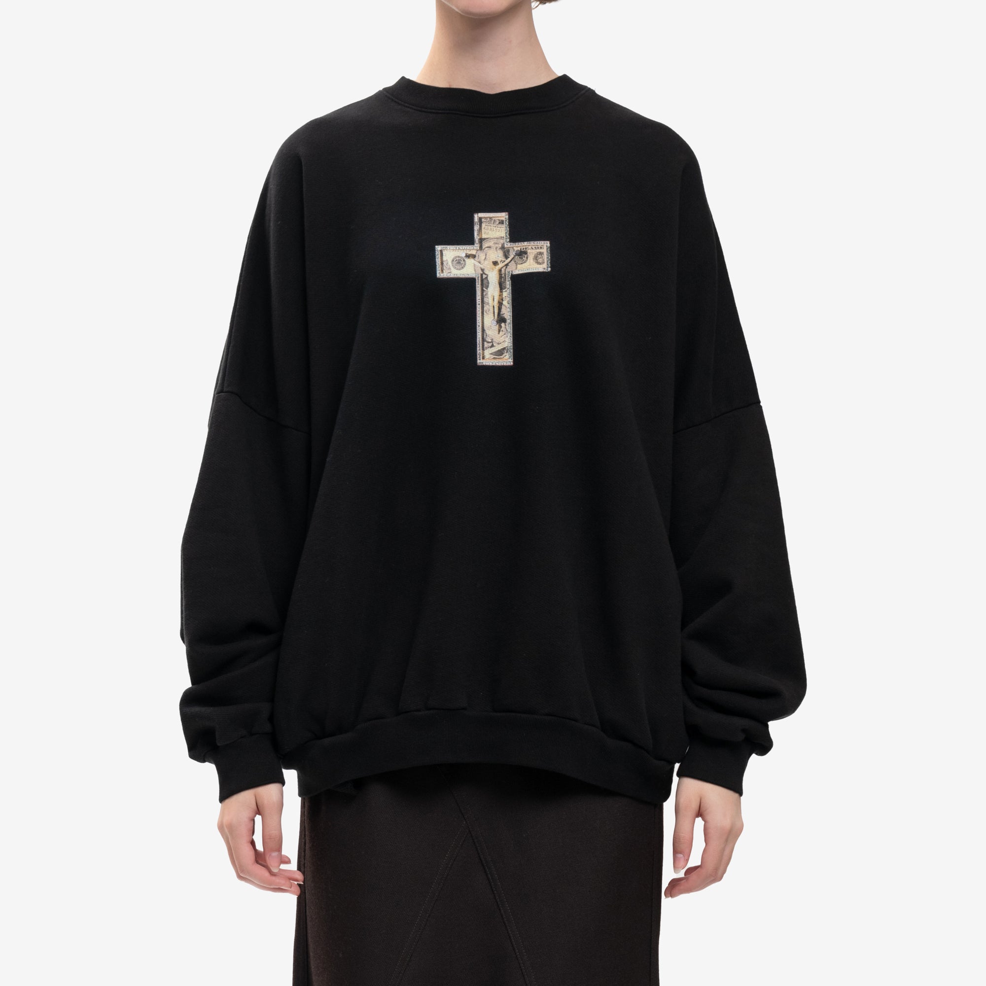 Willy Chavarria Hooligan Sweatshirt Black - 6