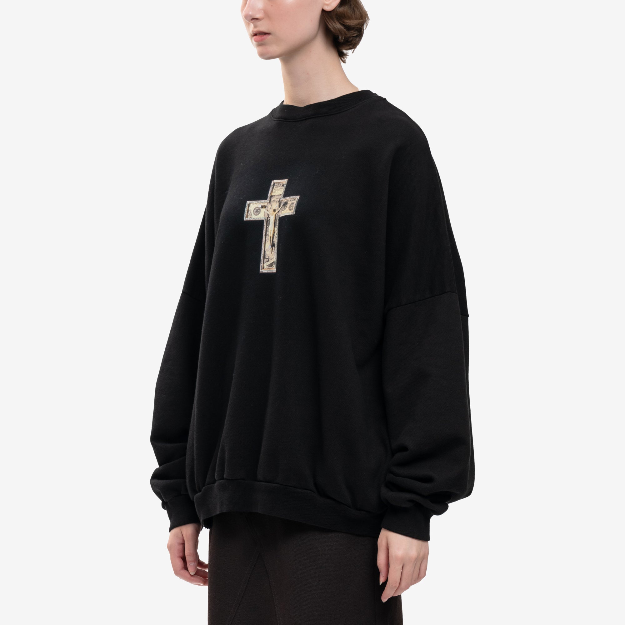 Willy Chavarria Hooligan Sweatshirt Black - 7