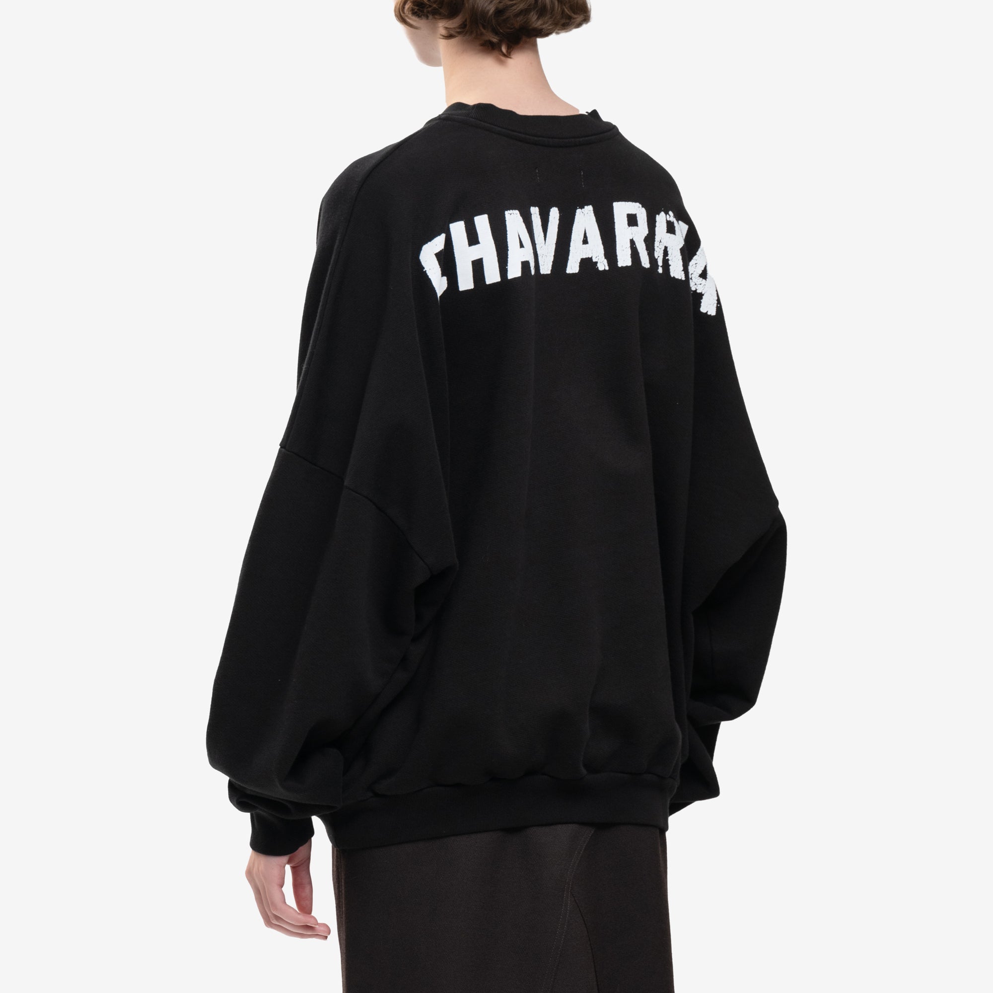 Willy Chavarria Hooligan Sweatshirt Black - 8