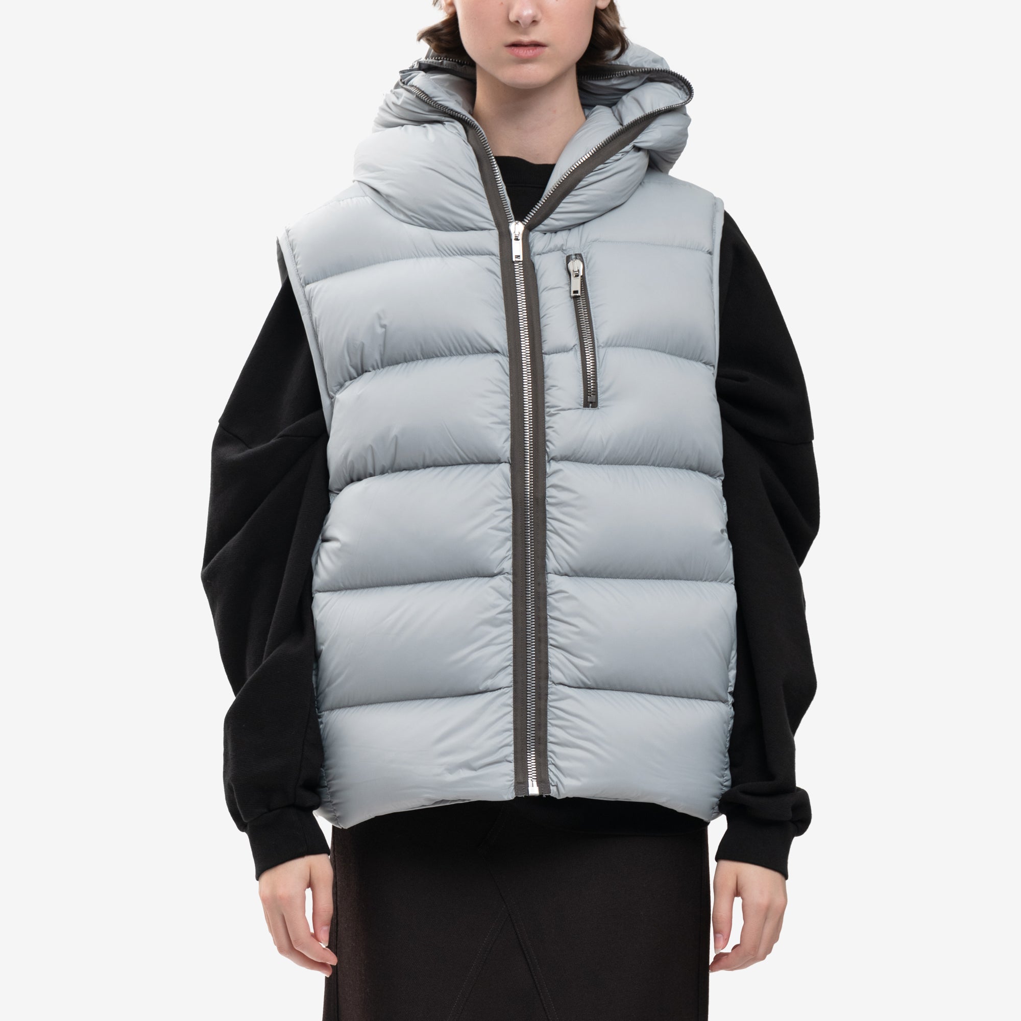 Rick Owens Sealed Vest Pale Blue - 6