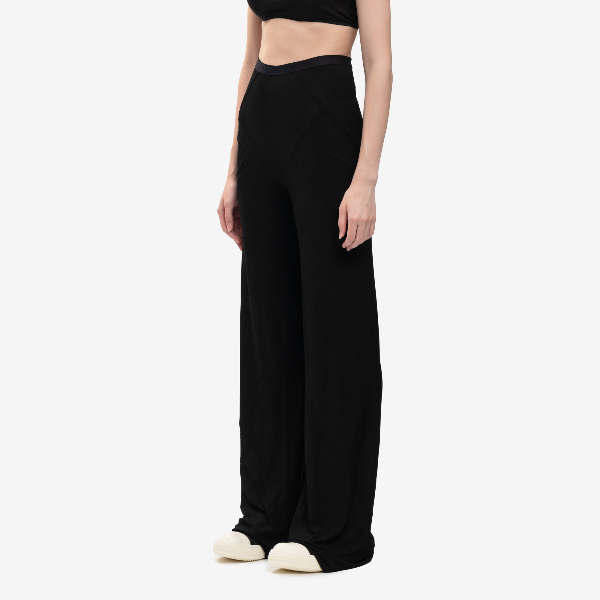 Rick Owens Womens Bias Lounge Pants Black - 3