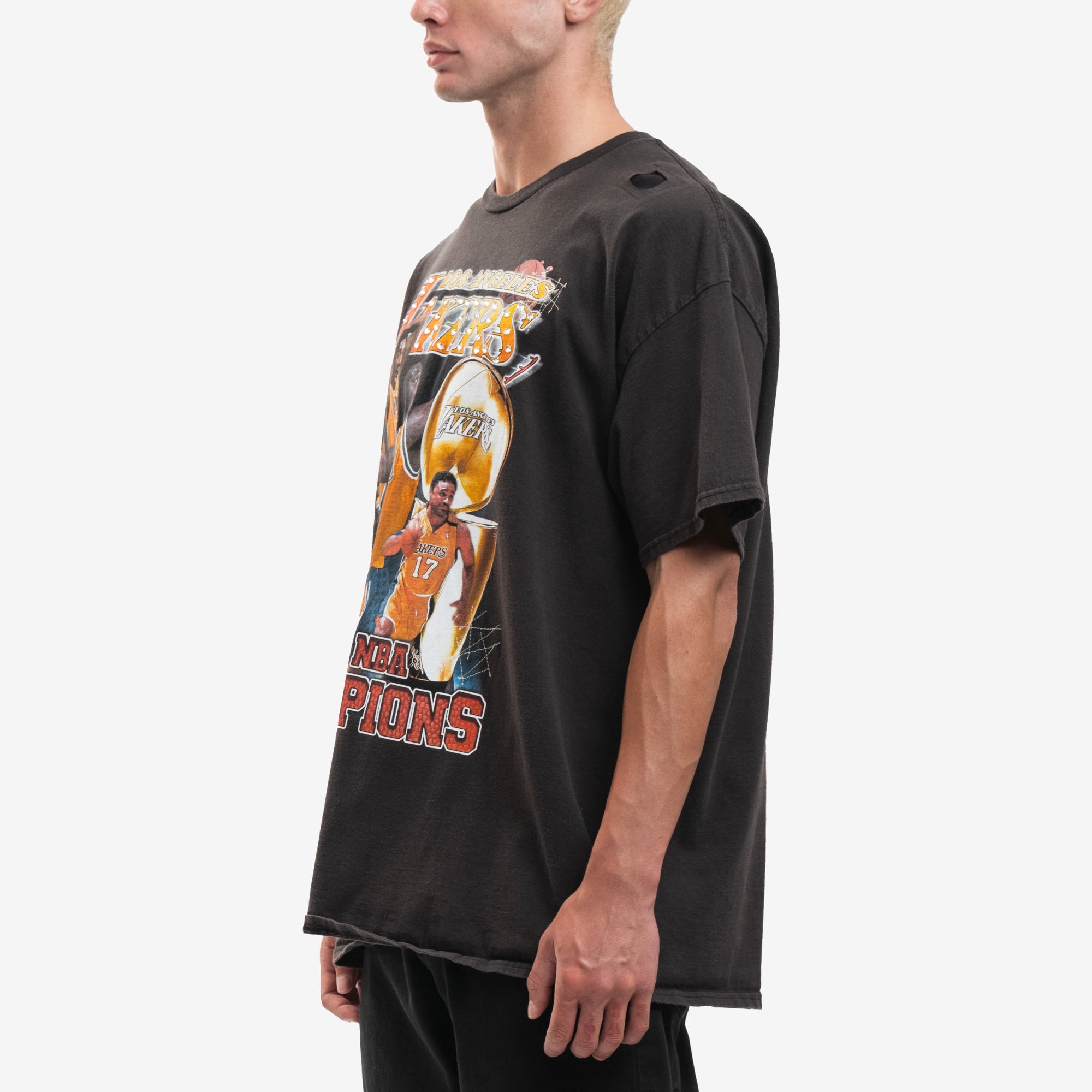 Dom Rebel Lakers Vintage T-Shirt Black - 3