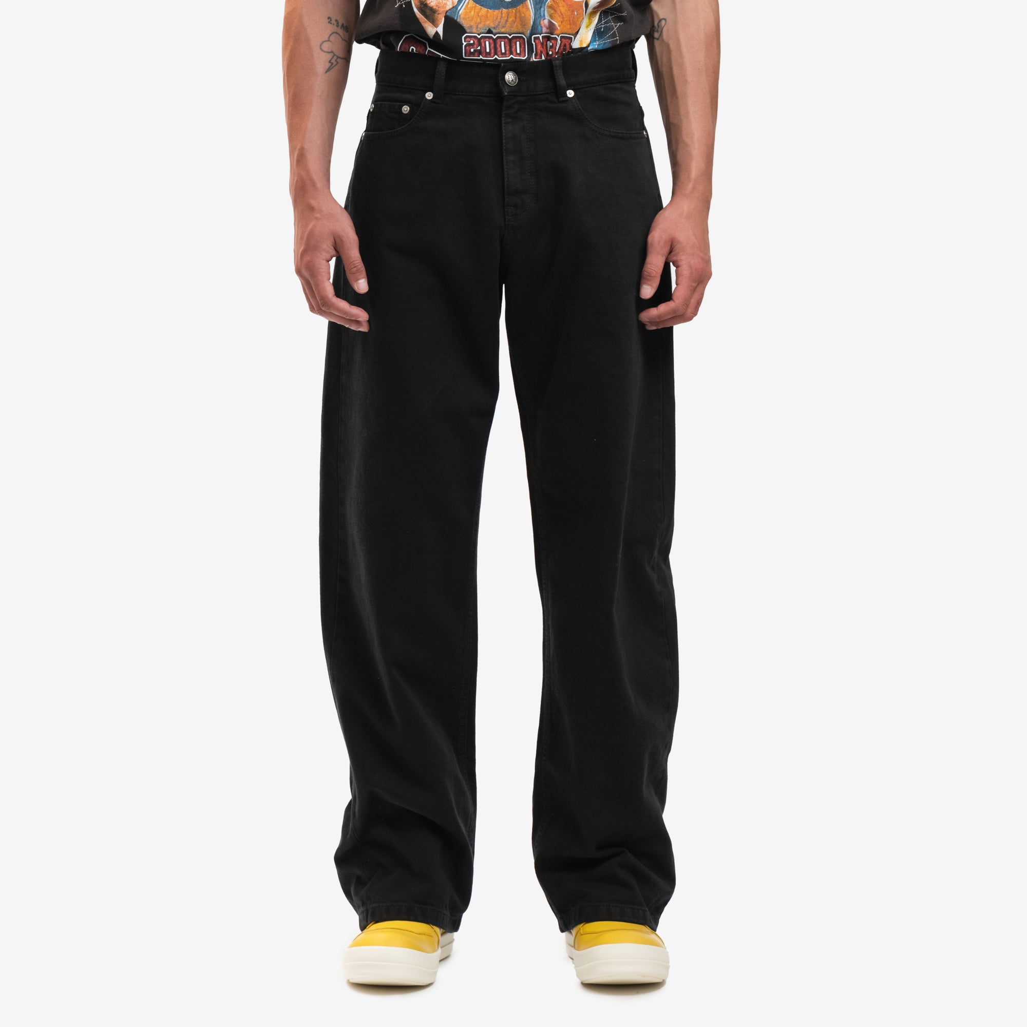 Photo of Palm Angels Monogram Loose Jeans - 1