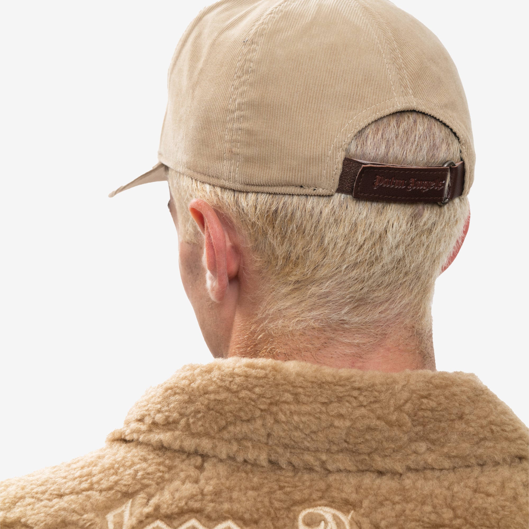 Palm Angels College Corduroy Cap Light Beige - 5
