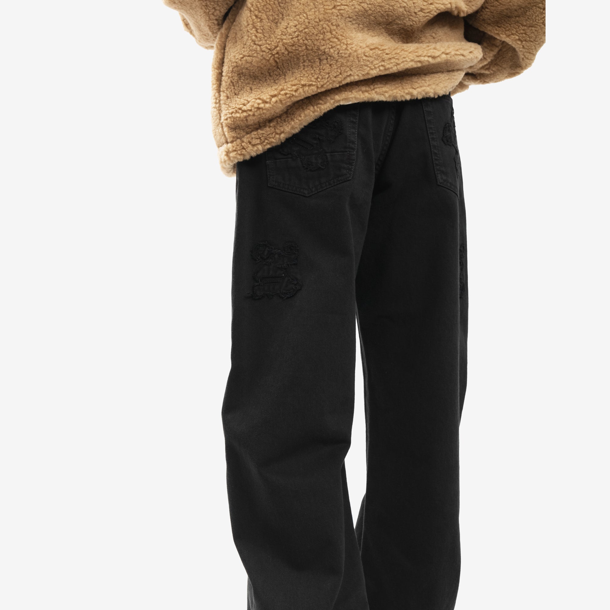 Photo of Palm Angels Monogram Loose Jeans - 5