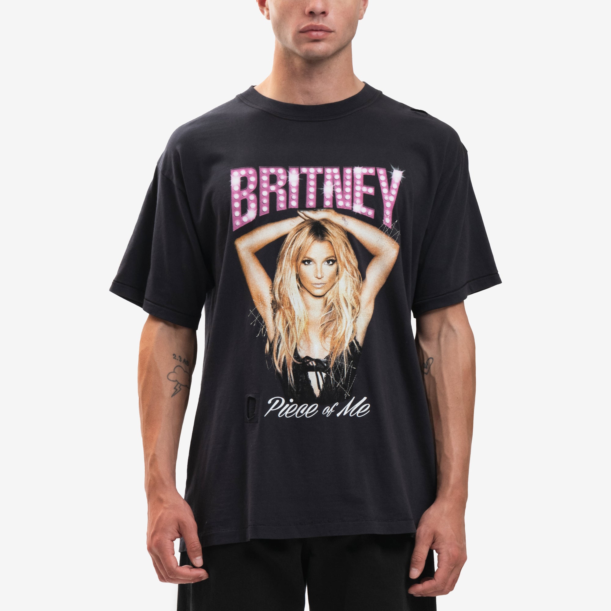 Dom Rebel Britney Vintage T-Shirt Black - 1
