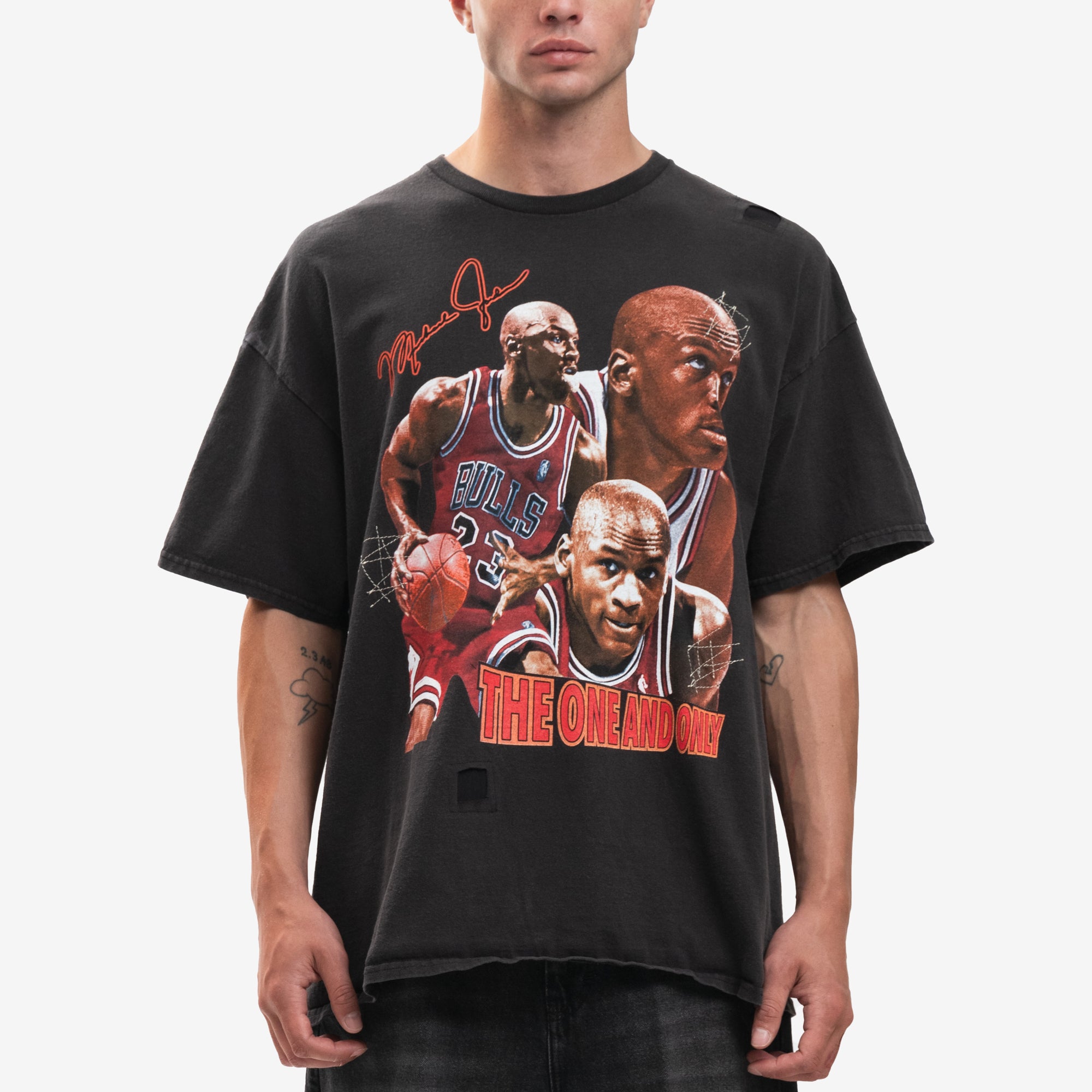Dom Rebel MJ Icon Vintage T-Shirt Black - 1
