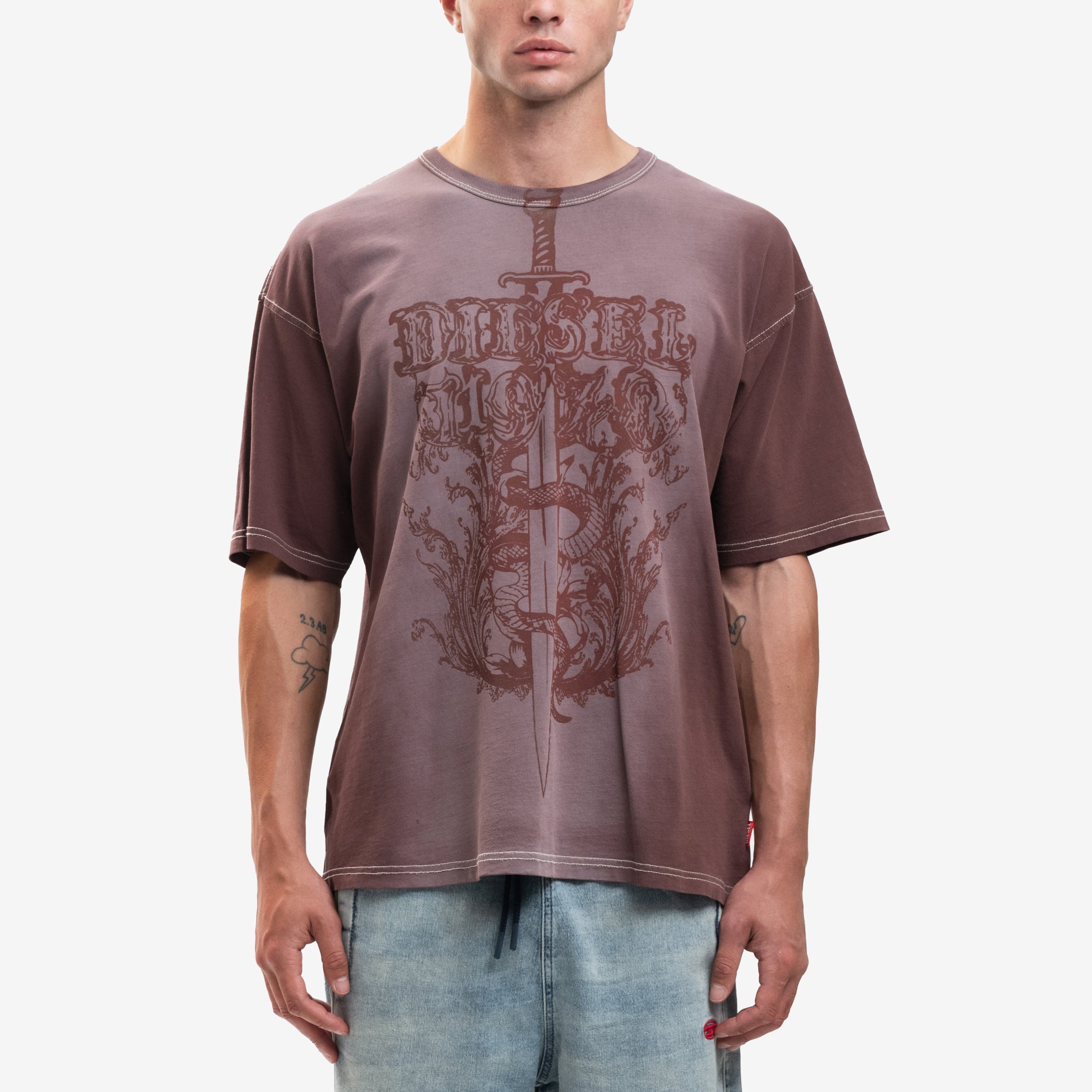 Photo of DIESEL Biker Tattoo T-Shirt - 1