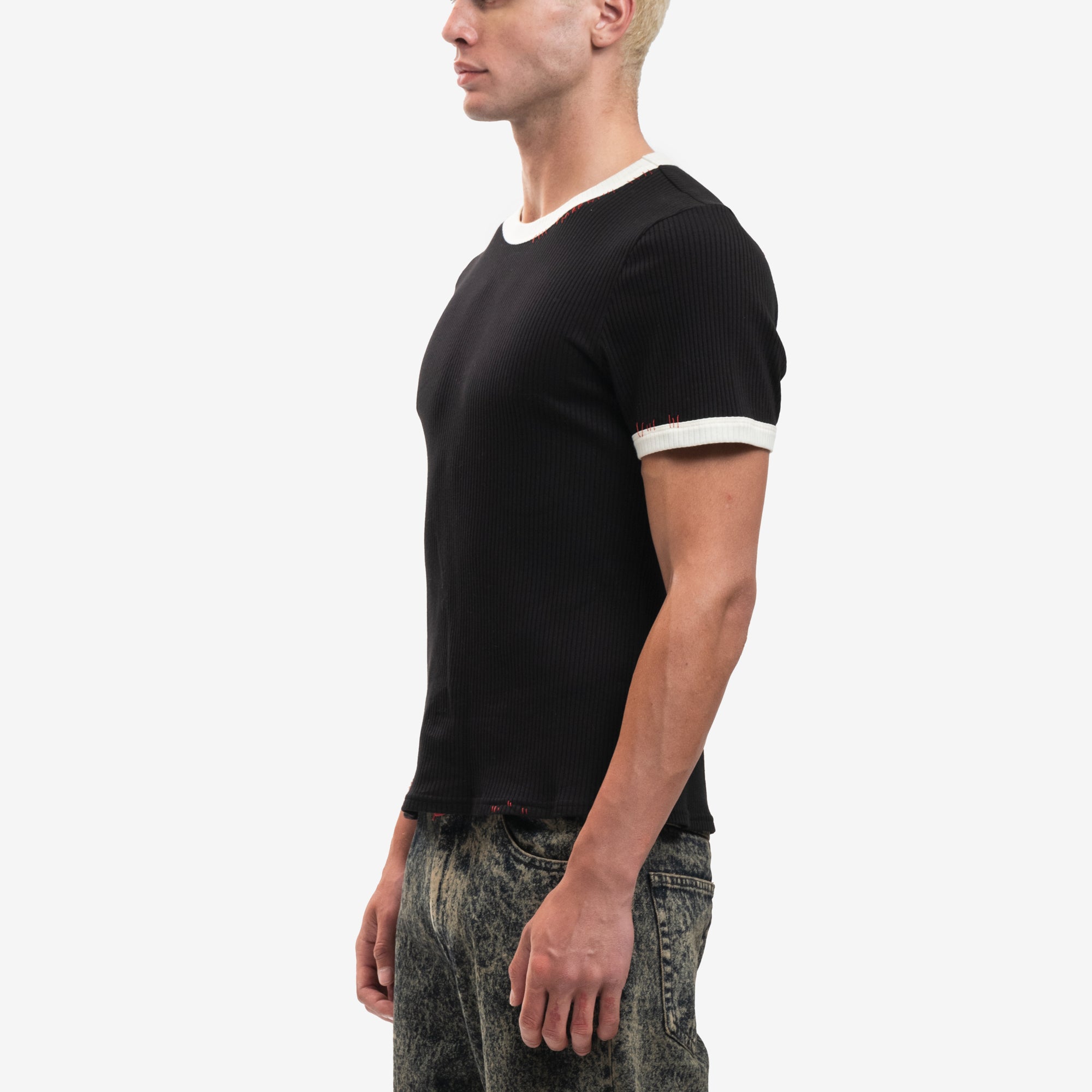 Photo of MARNI Ribbed Ringer T-Shirt - 3