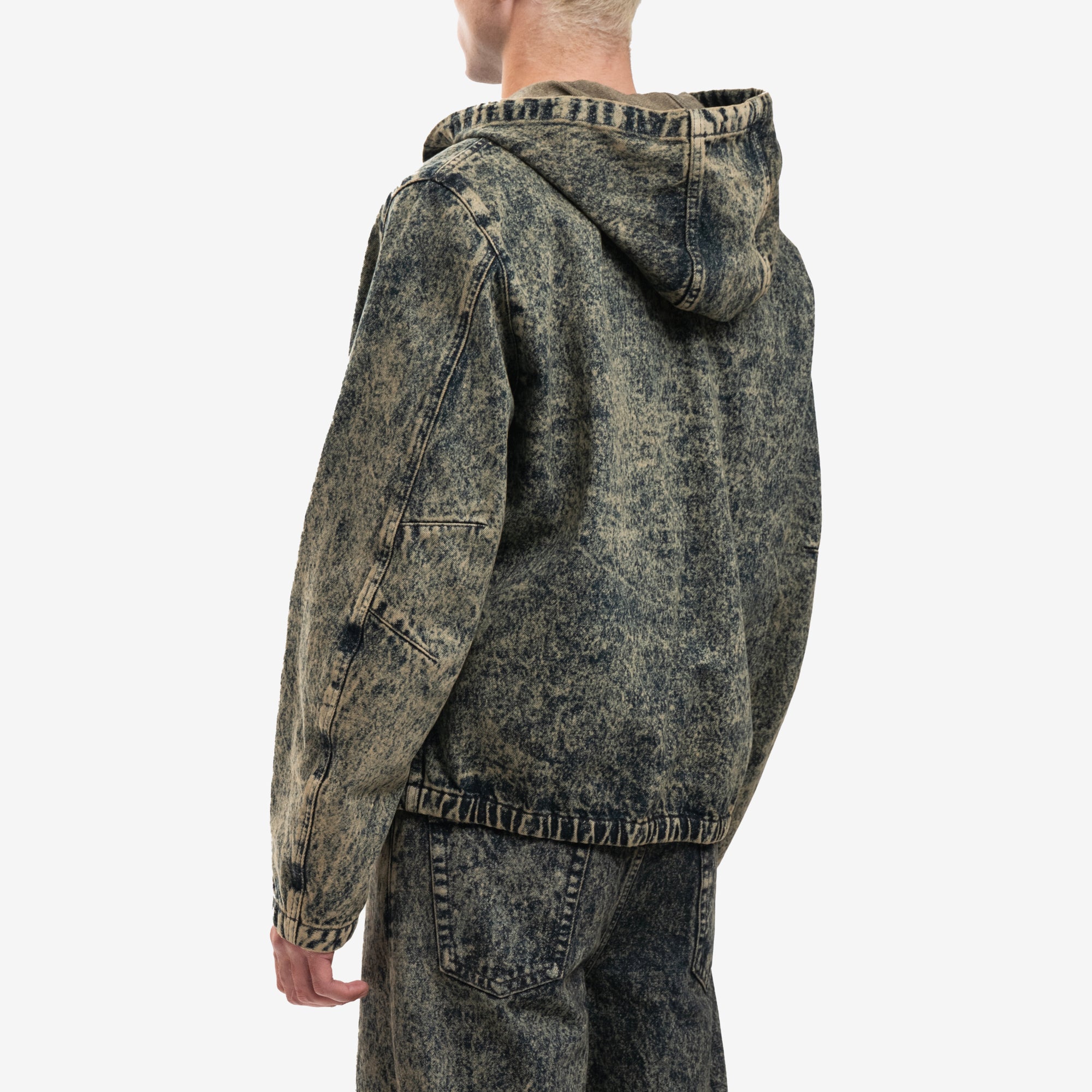 MARNI Marble Dyed Zip Hoody Nomad - 4